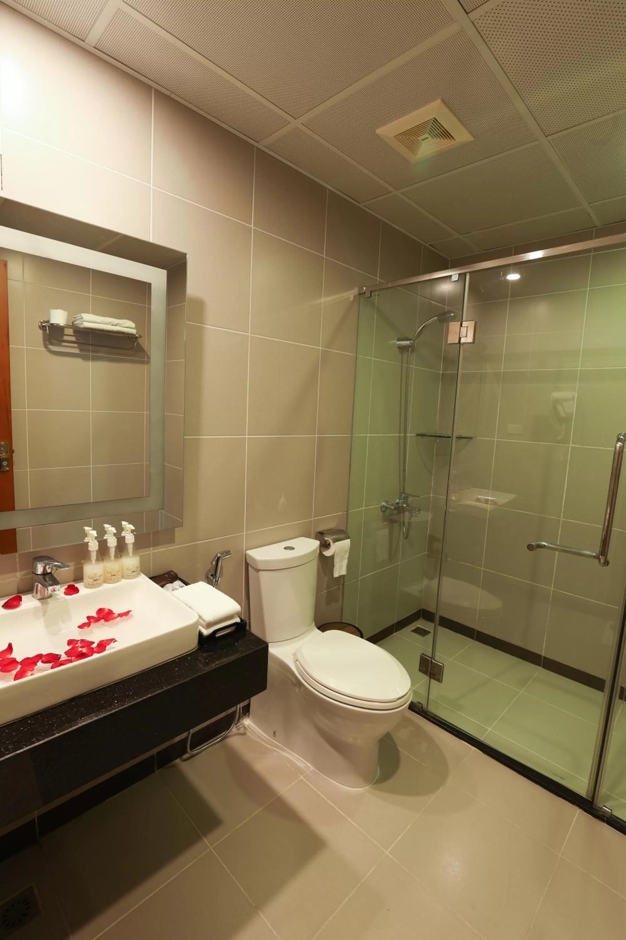 Shower in Gallant Hotel