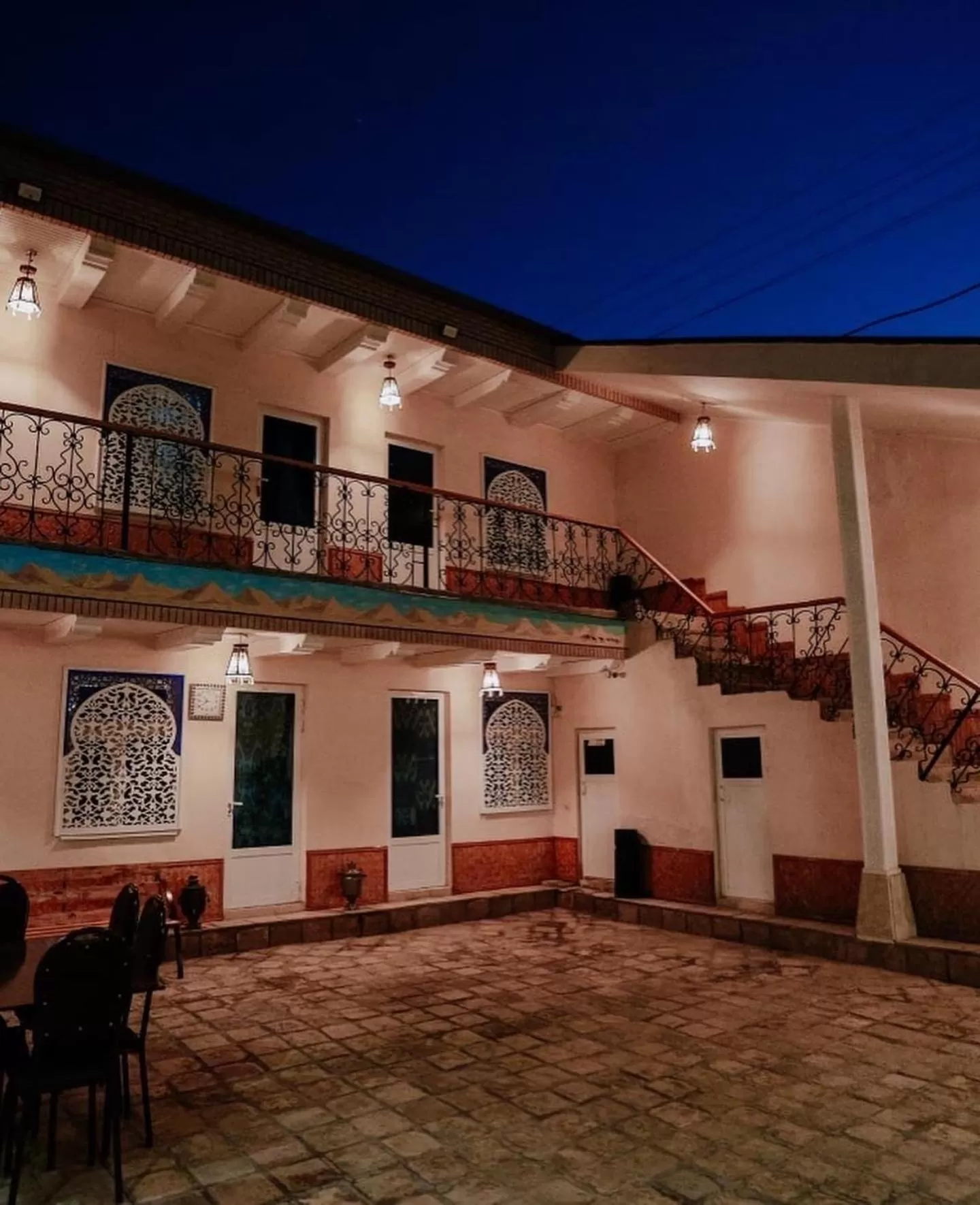 Property building in Bukhara house hotel