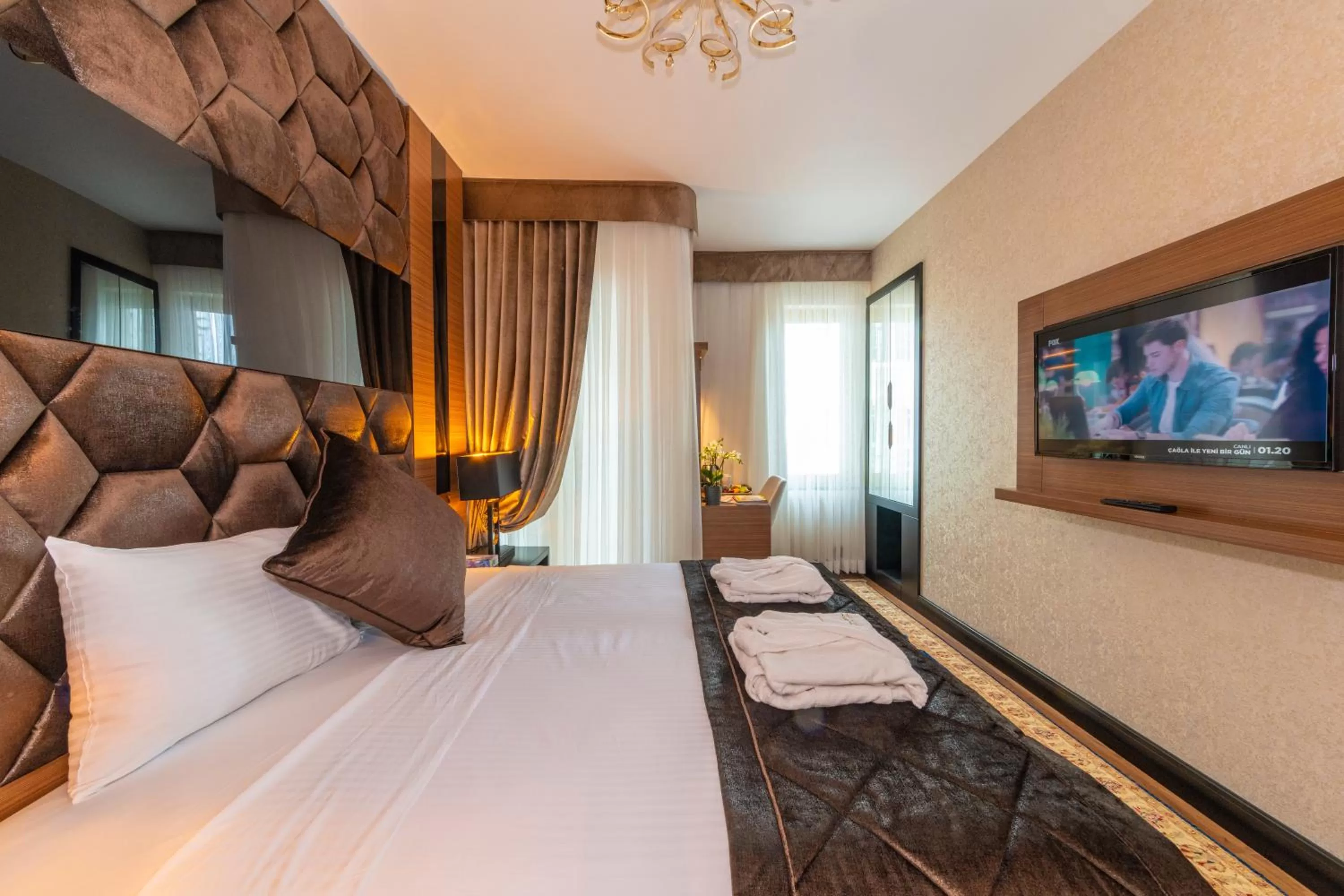 Bed in Eastanbul Suites