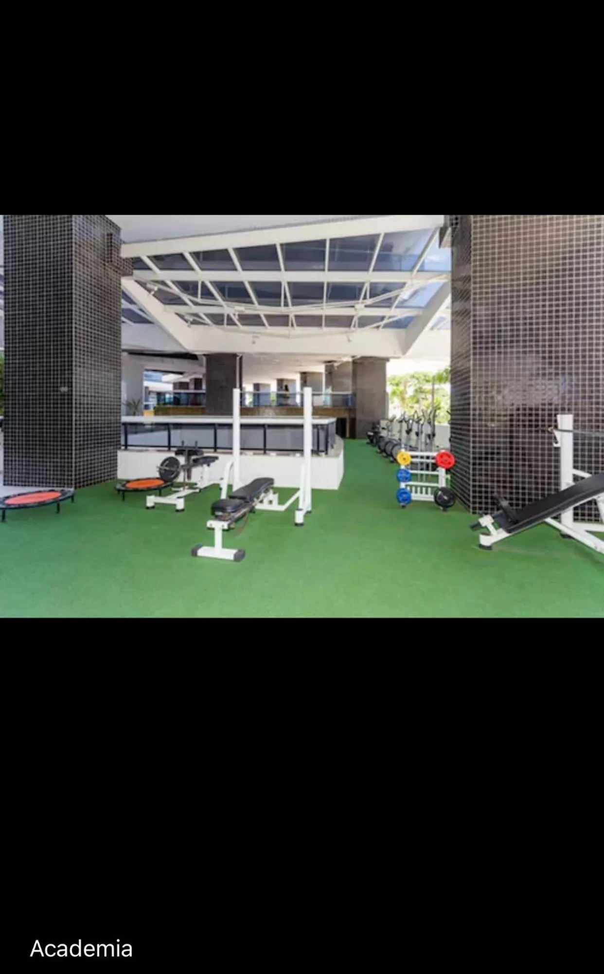 Fitness centre/facilities in Landscape Beira Mar Meireles