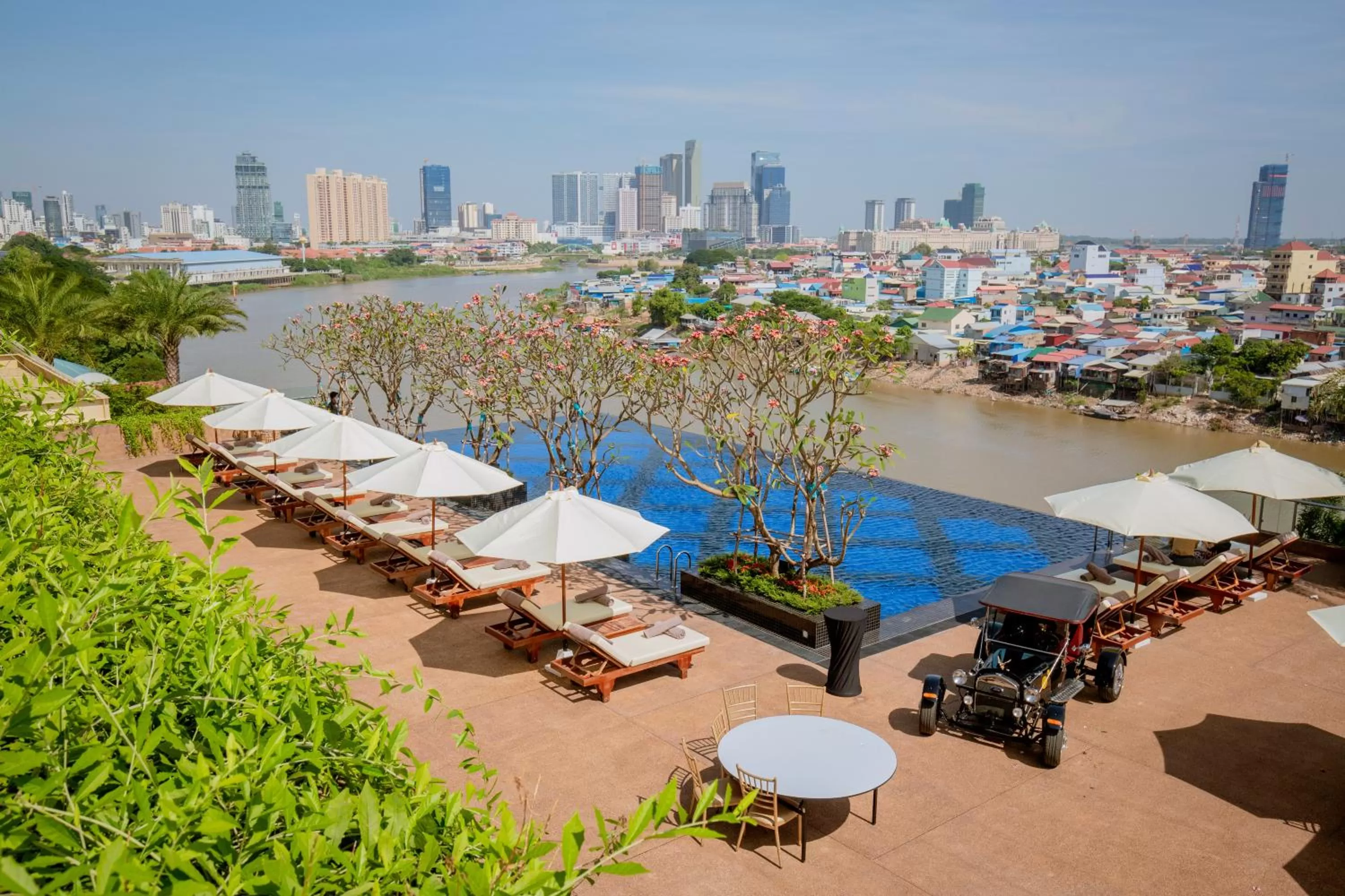 Swimming pool in SUN & MOON, Riverside Hotel
