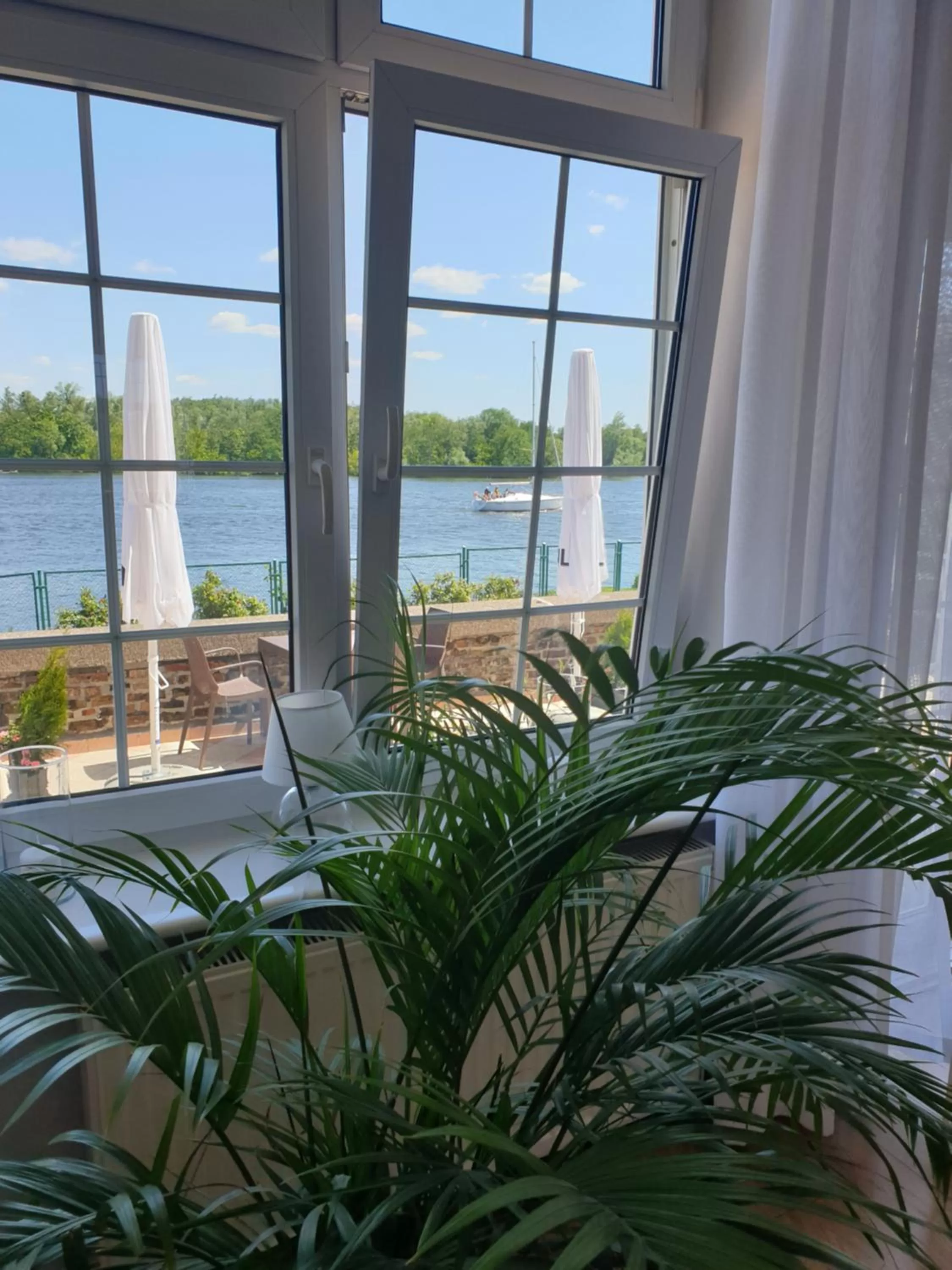 Balcony/Terrace in JACHTOWA Hotel i Restauracja