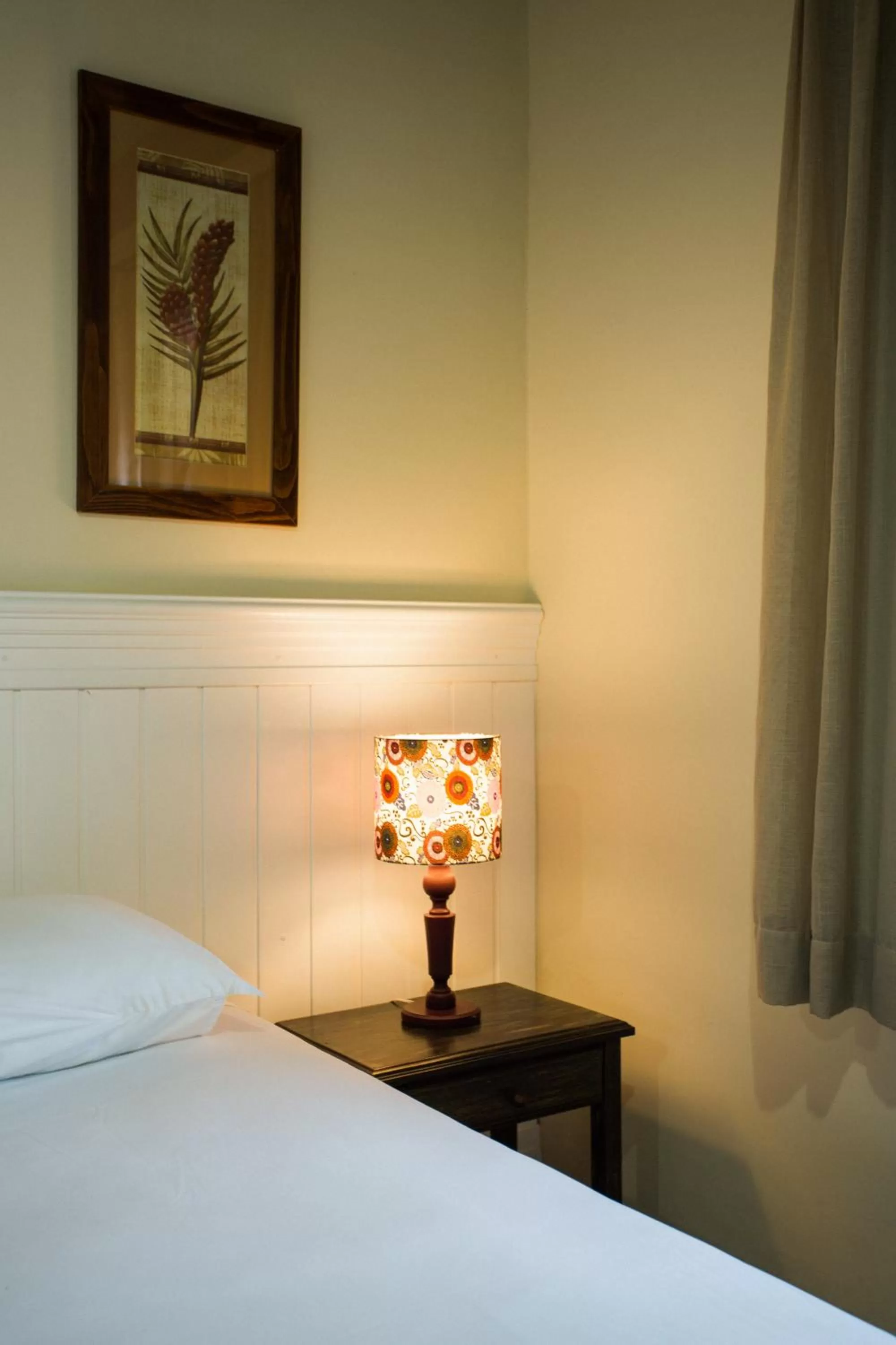 Decorative detail, Bed in Pousada Corsario Paraty