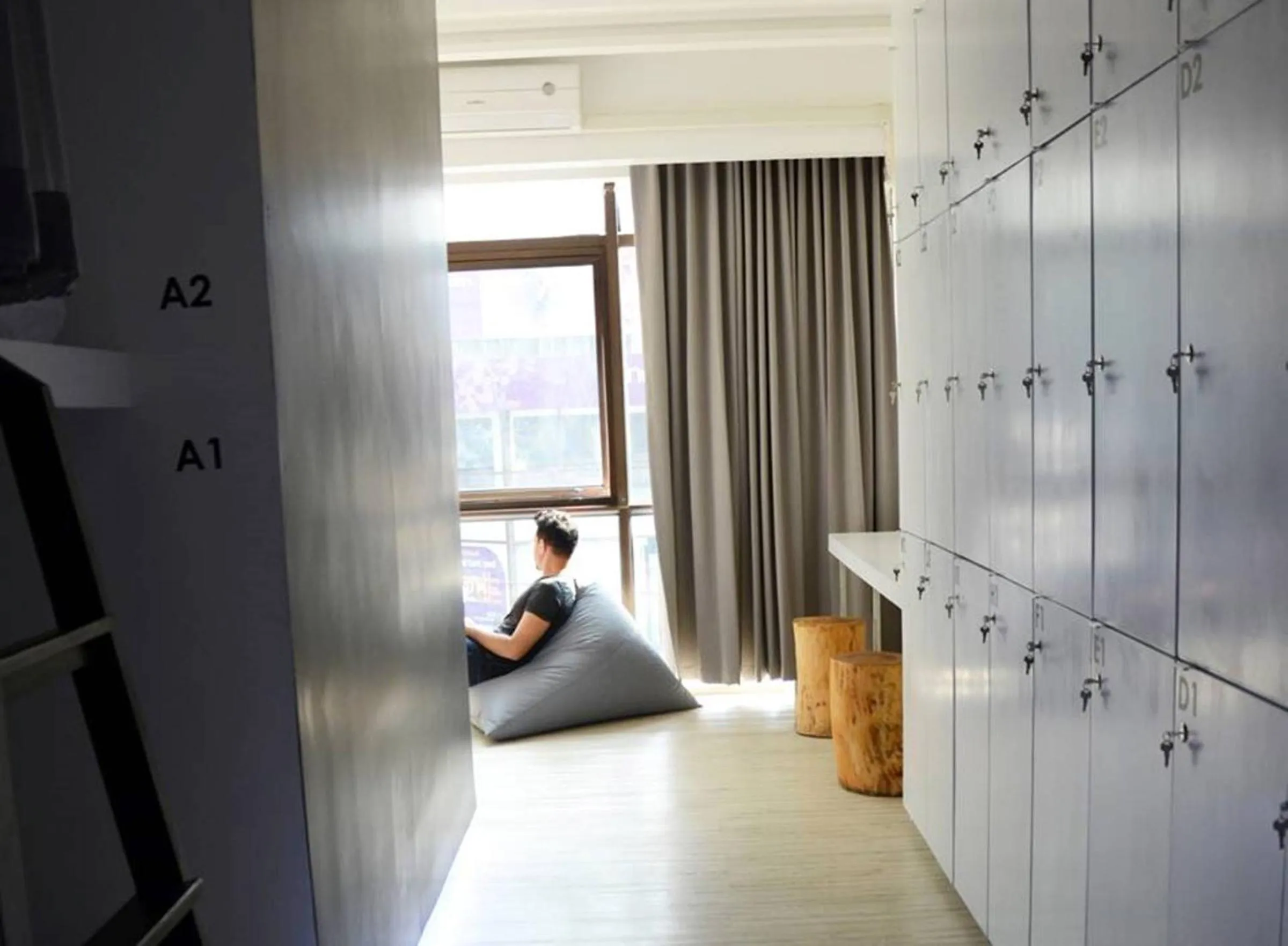 Decorative detail in 3Howw Hostel @ Sukhumvit 21