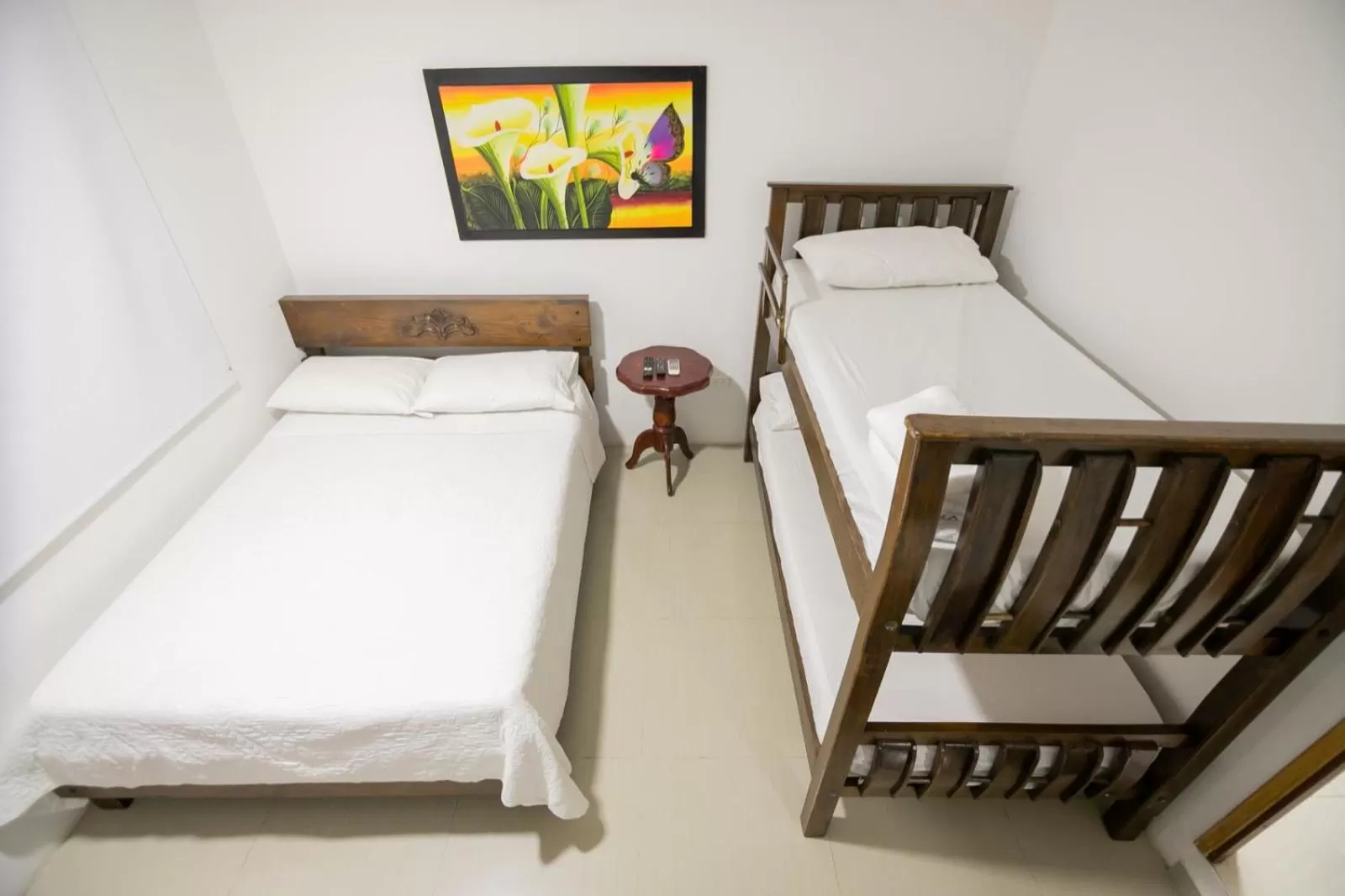 Bed in Hotel La Casona de Getsemani