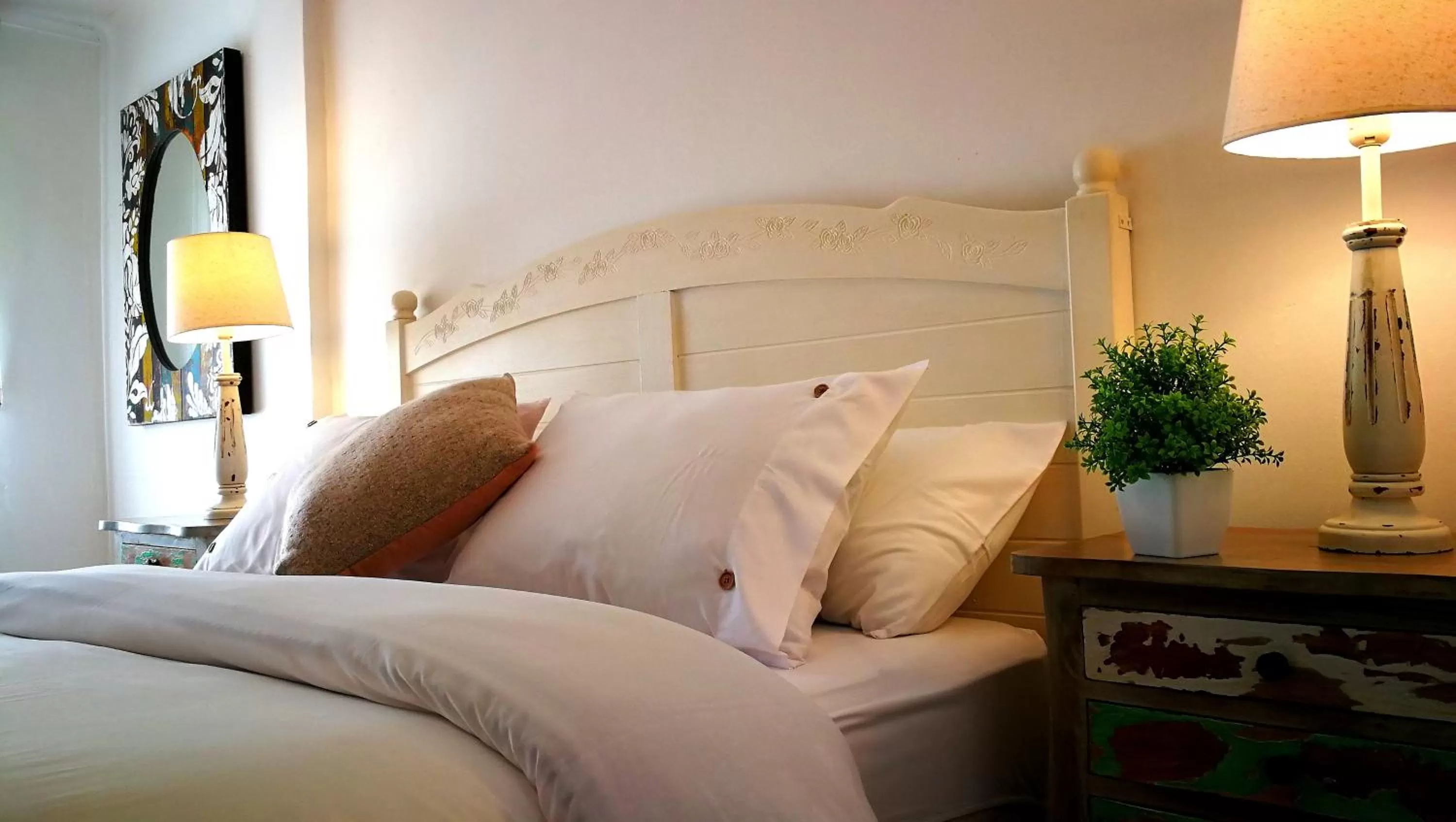 Bed in Hotel La Fuente