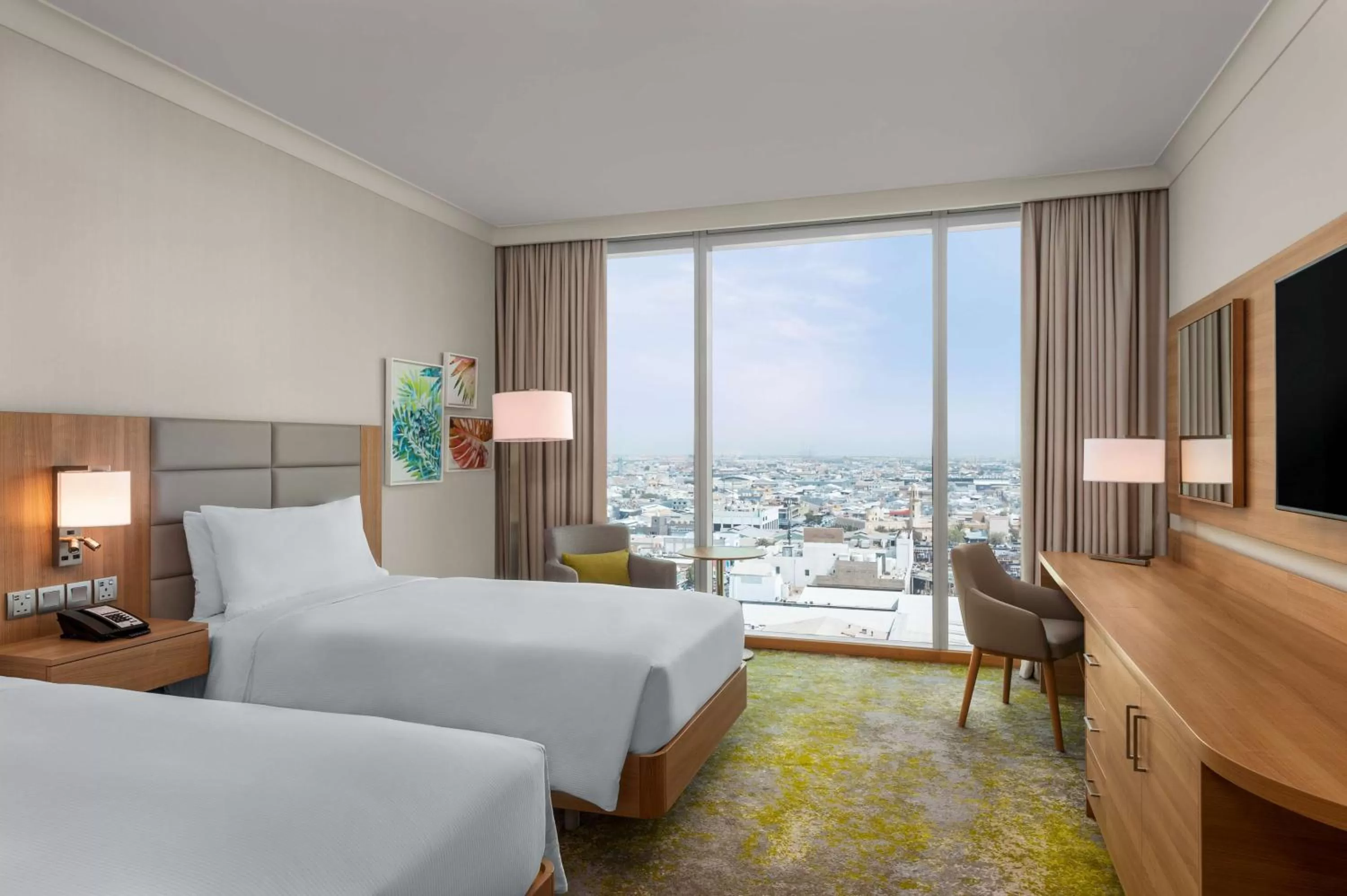 Bedroom, Bed in Hilton Garden Inn Kuwait