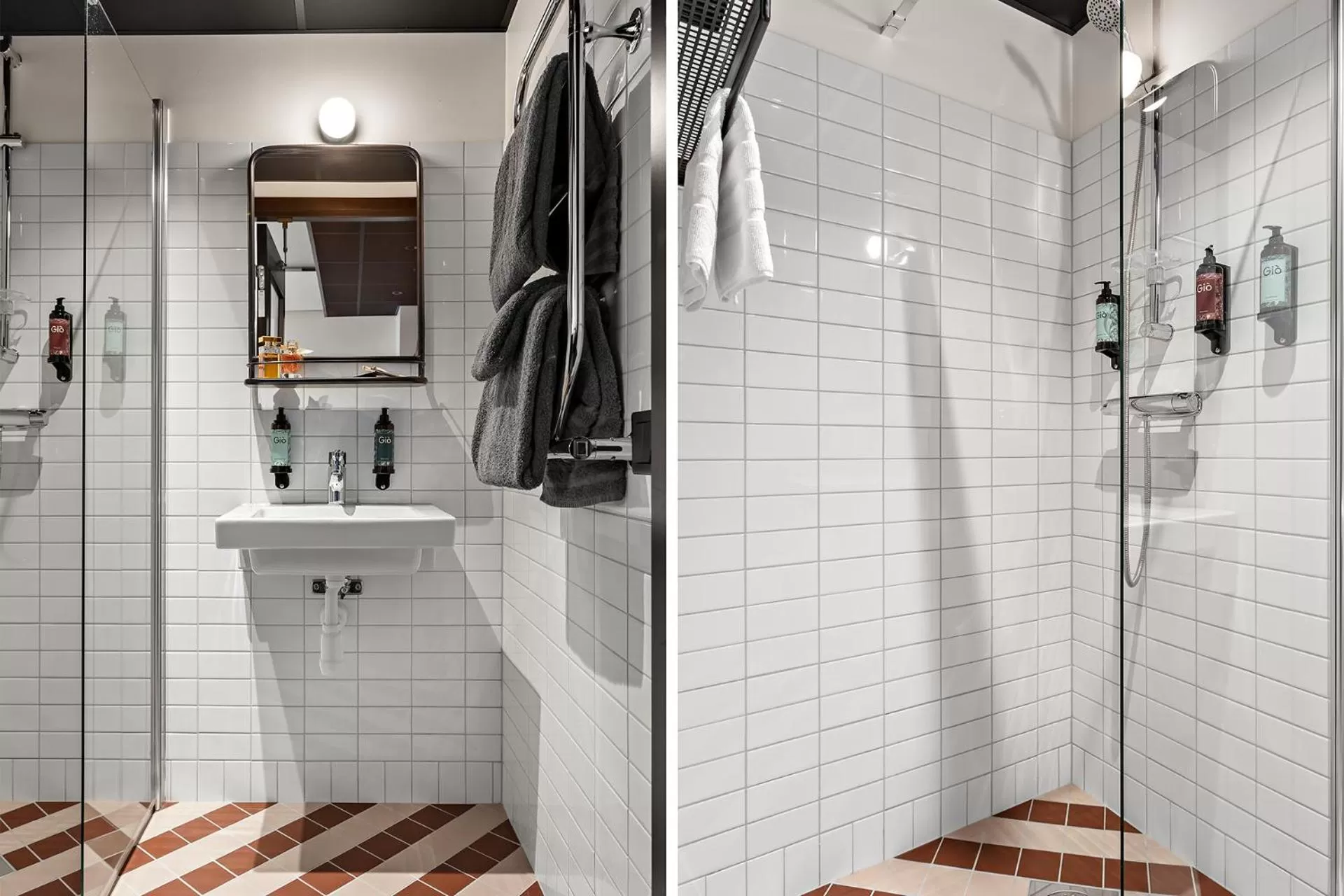 Shower in Hotel Giò; BW Signature Collection