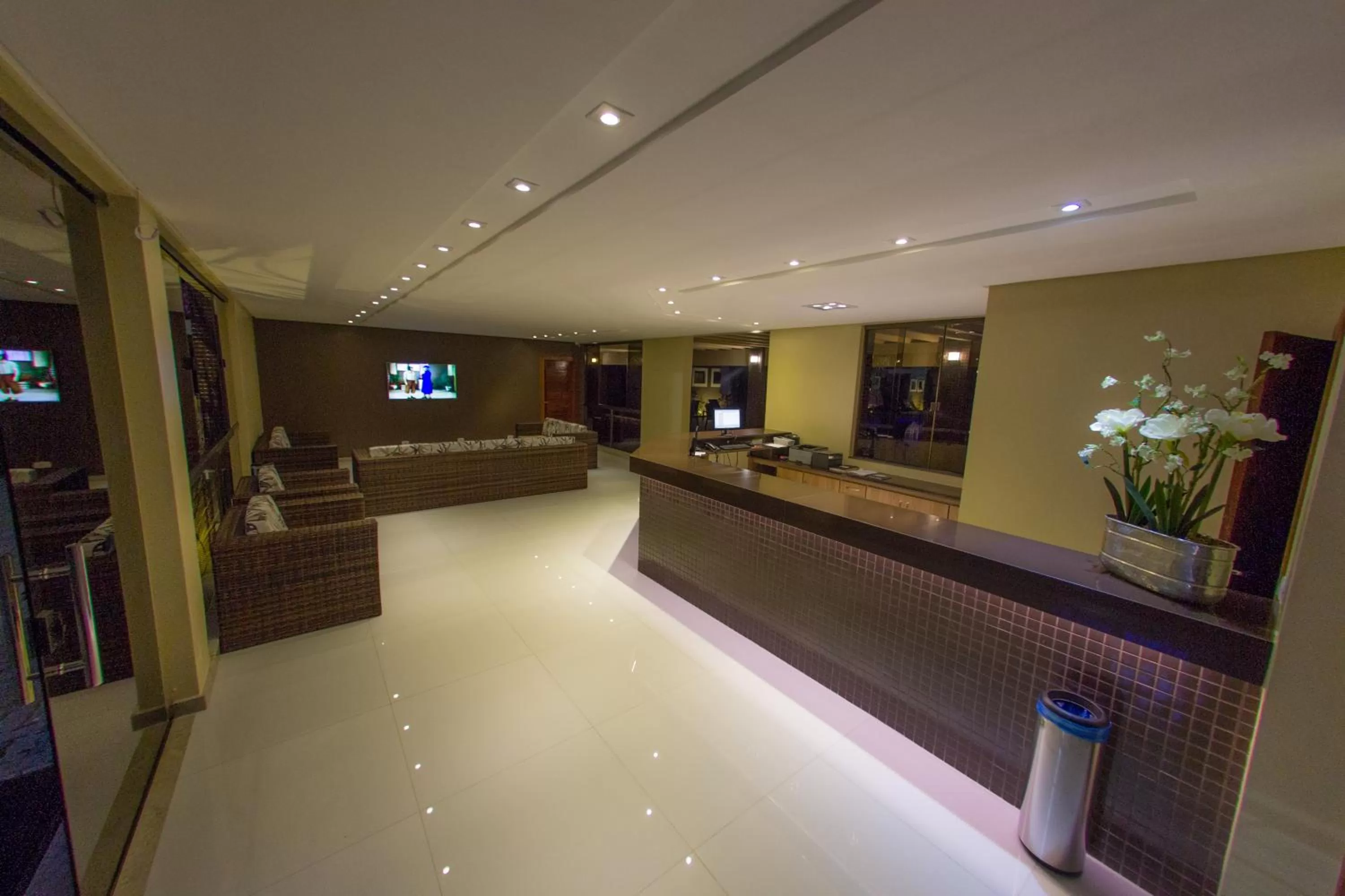Lobby or reception in Safira Praia Hotel