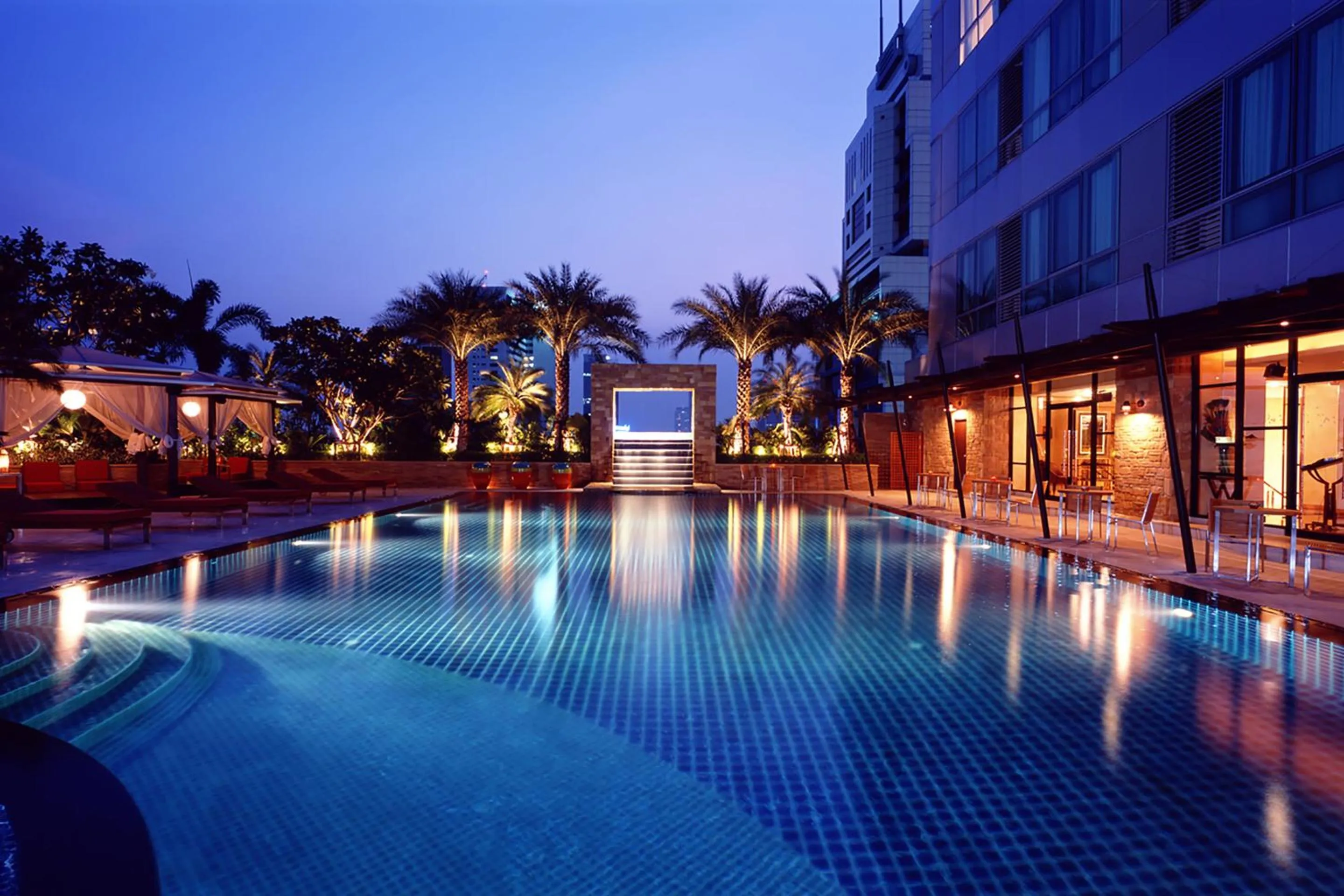 Swimming pool in Ascott Sathorn Bangkok