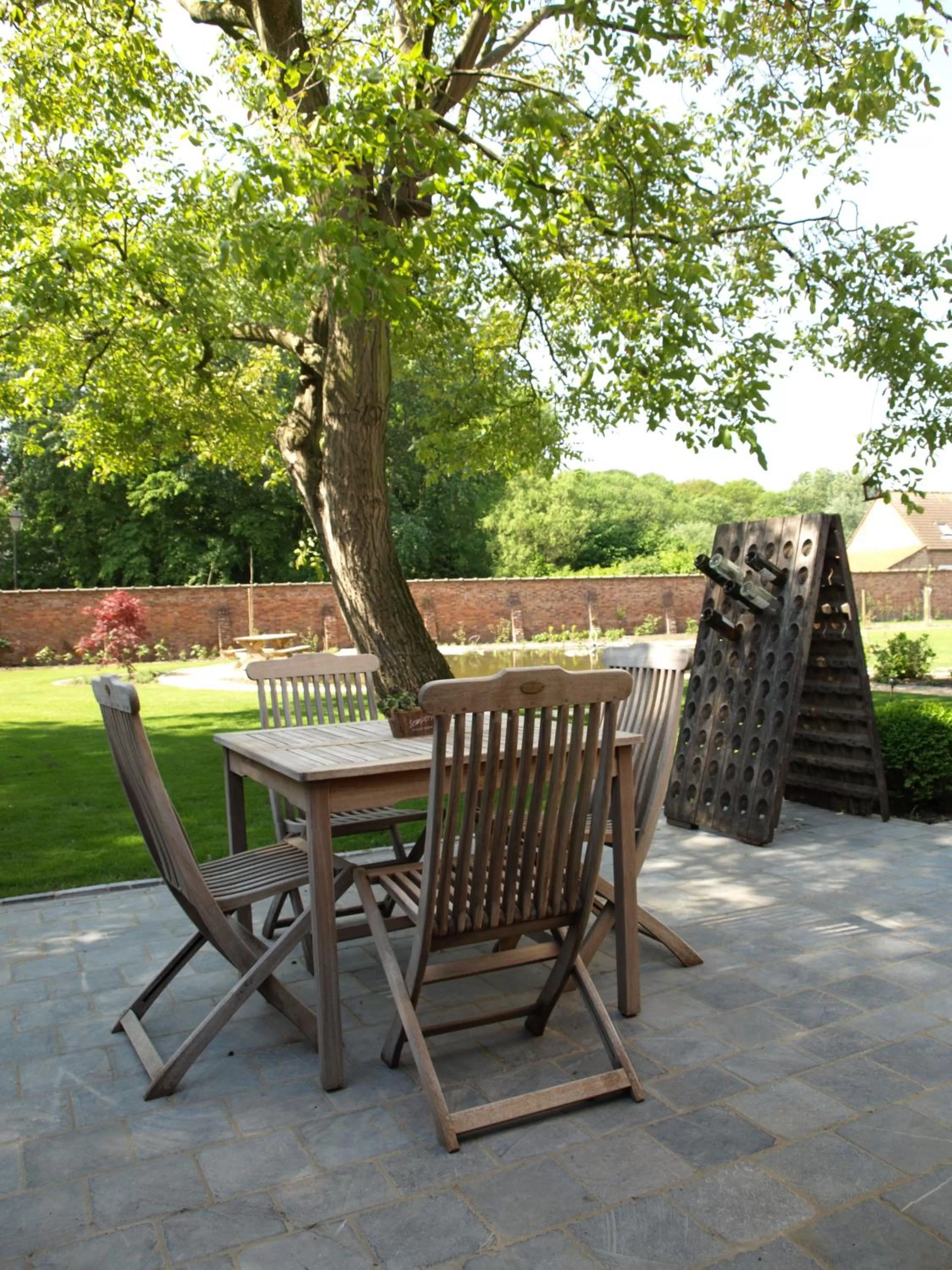 Garden in B&B Pastorie van Merkem