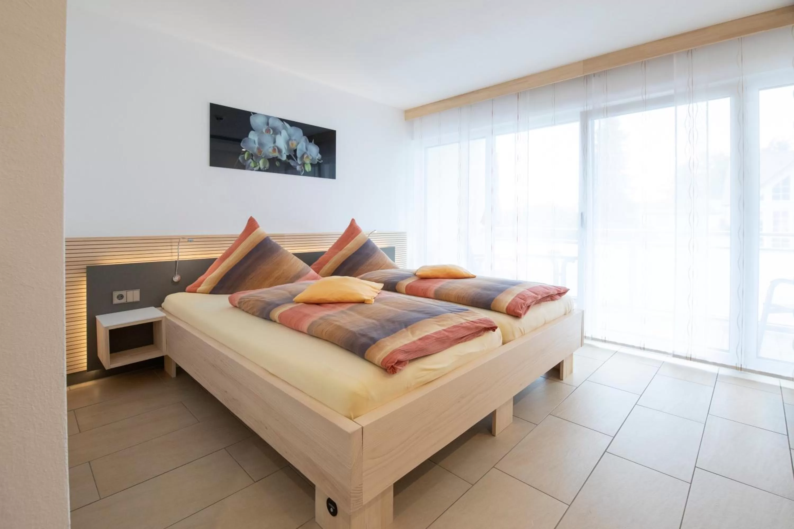 Bed in Hotel Garni Jägerhof