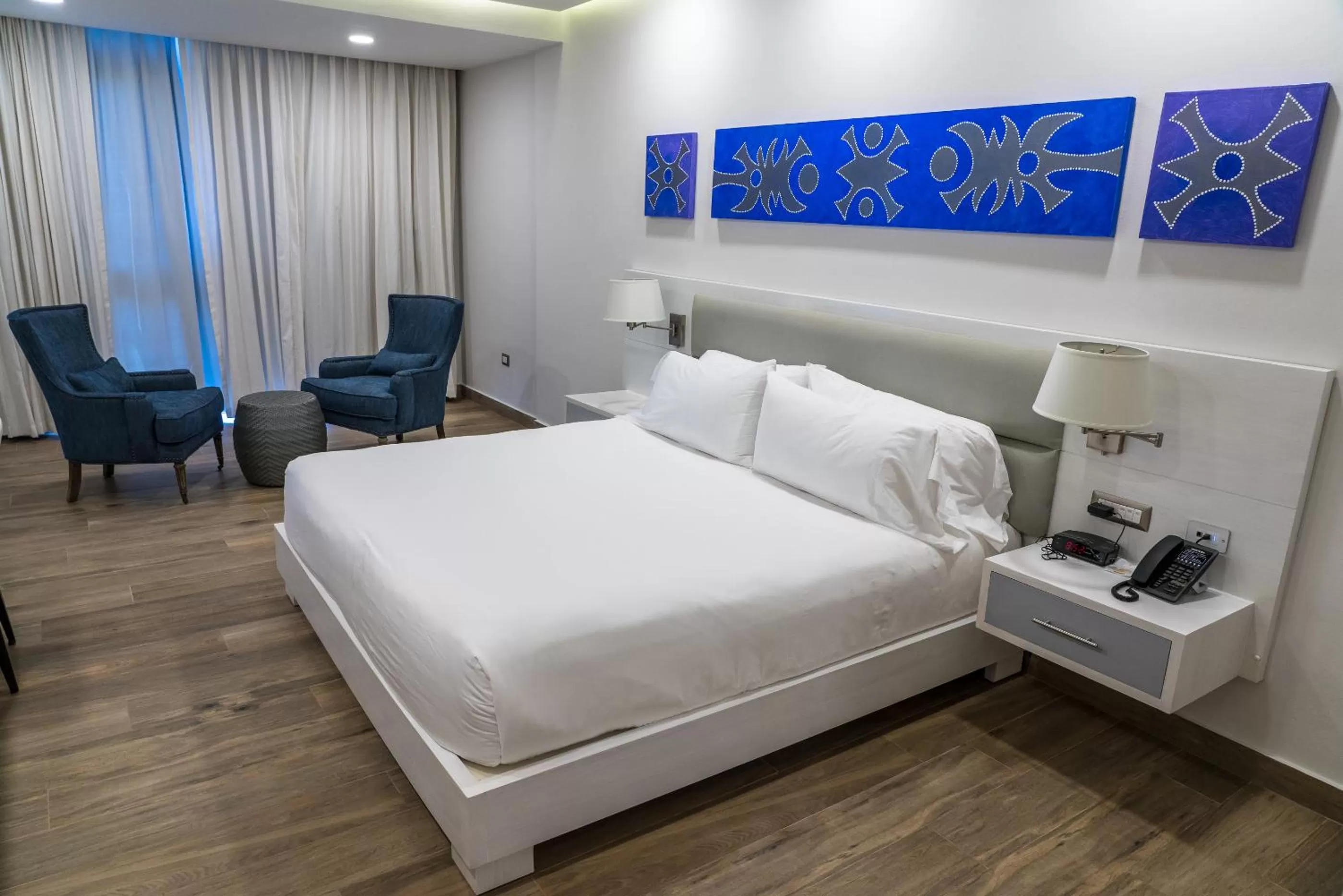 Bed in Satama Hotel
