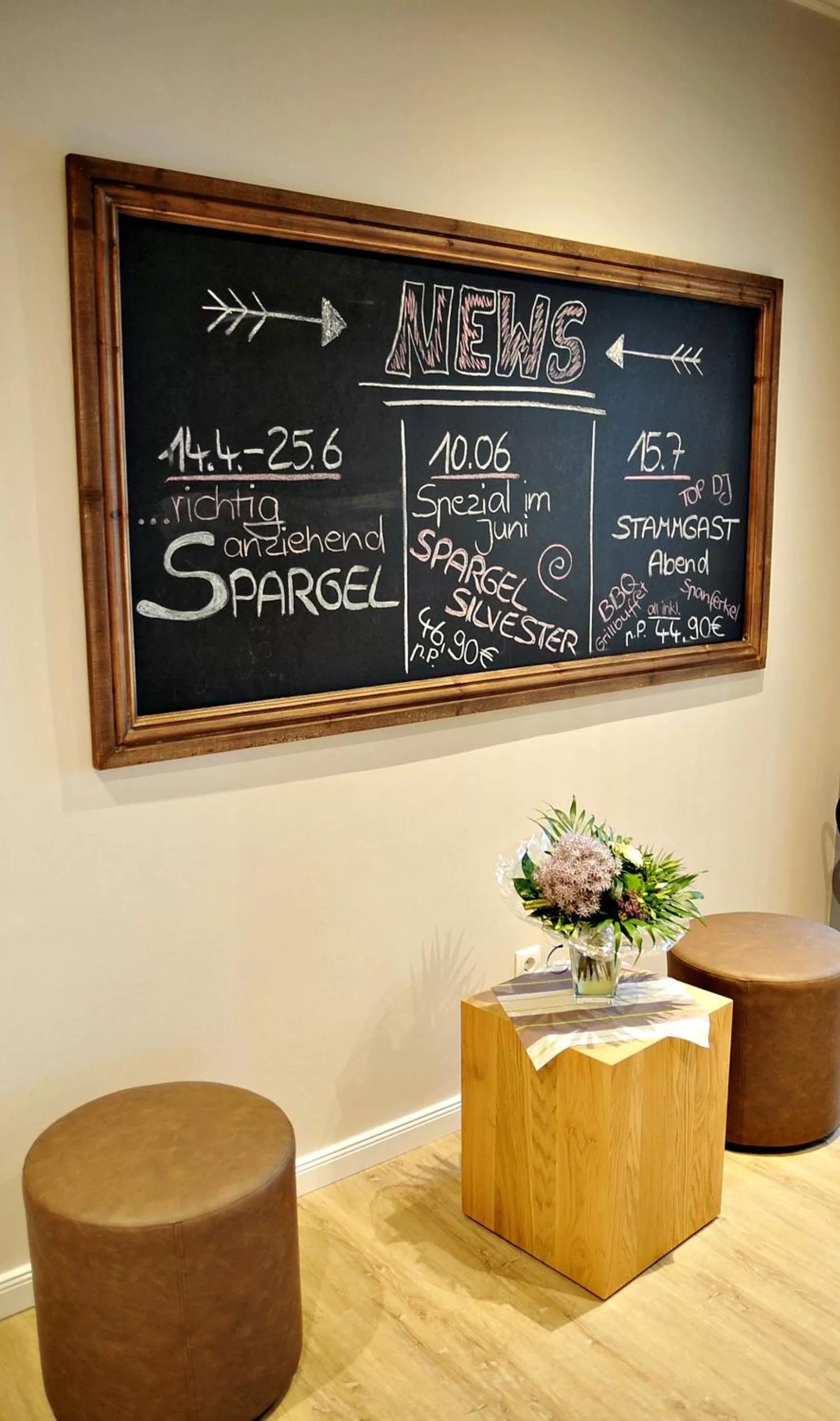 Lobby or reception in Hotel Restaurant Bürgerklause Tapken