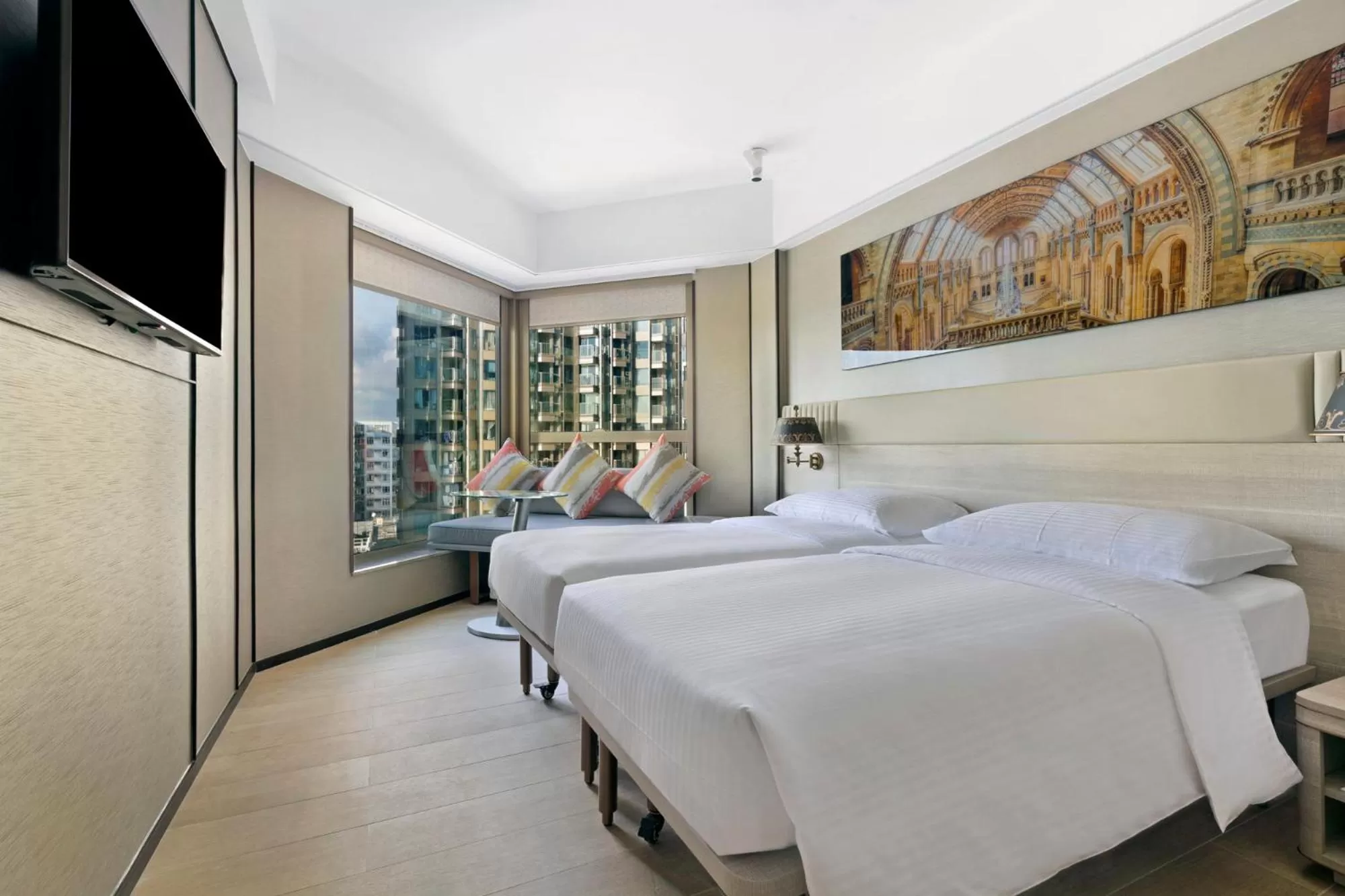 Bed in Hotel Alexandra