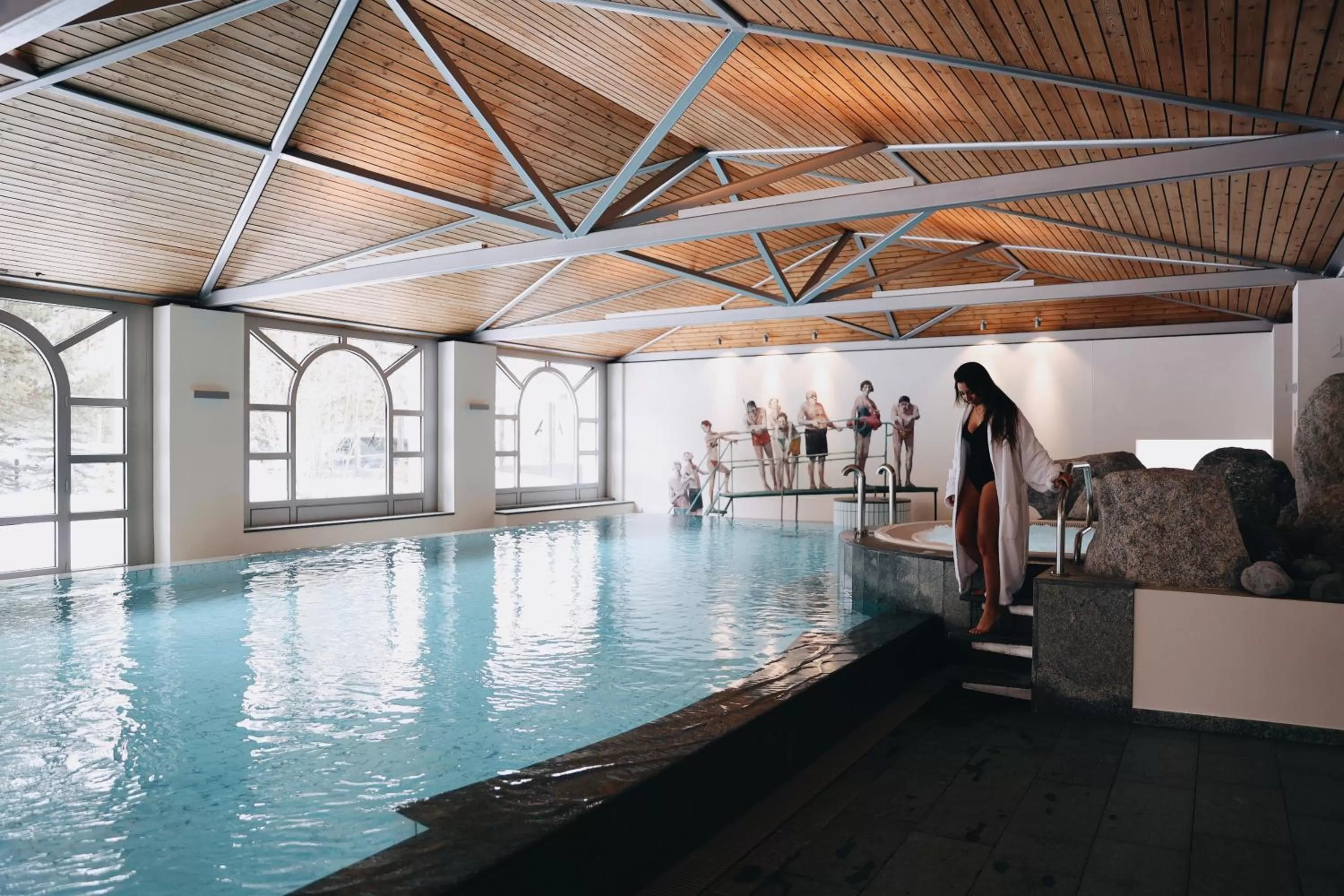 Spa and wellness centre/facilities in Hotel Steinbock Pontresina