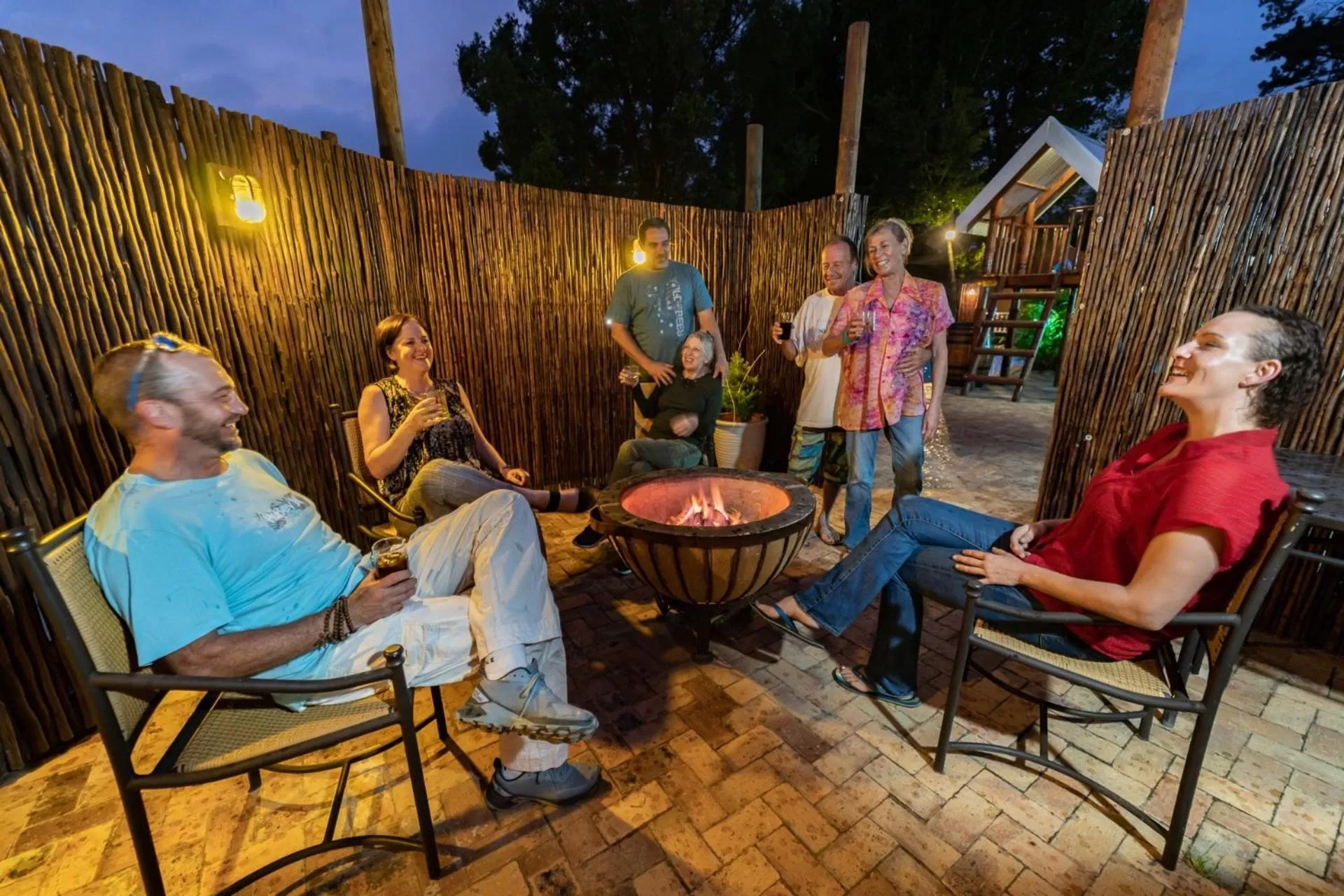 Lounge or bar in Gooderson Knysna Chalets