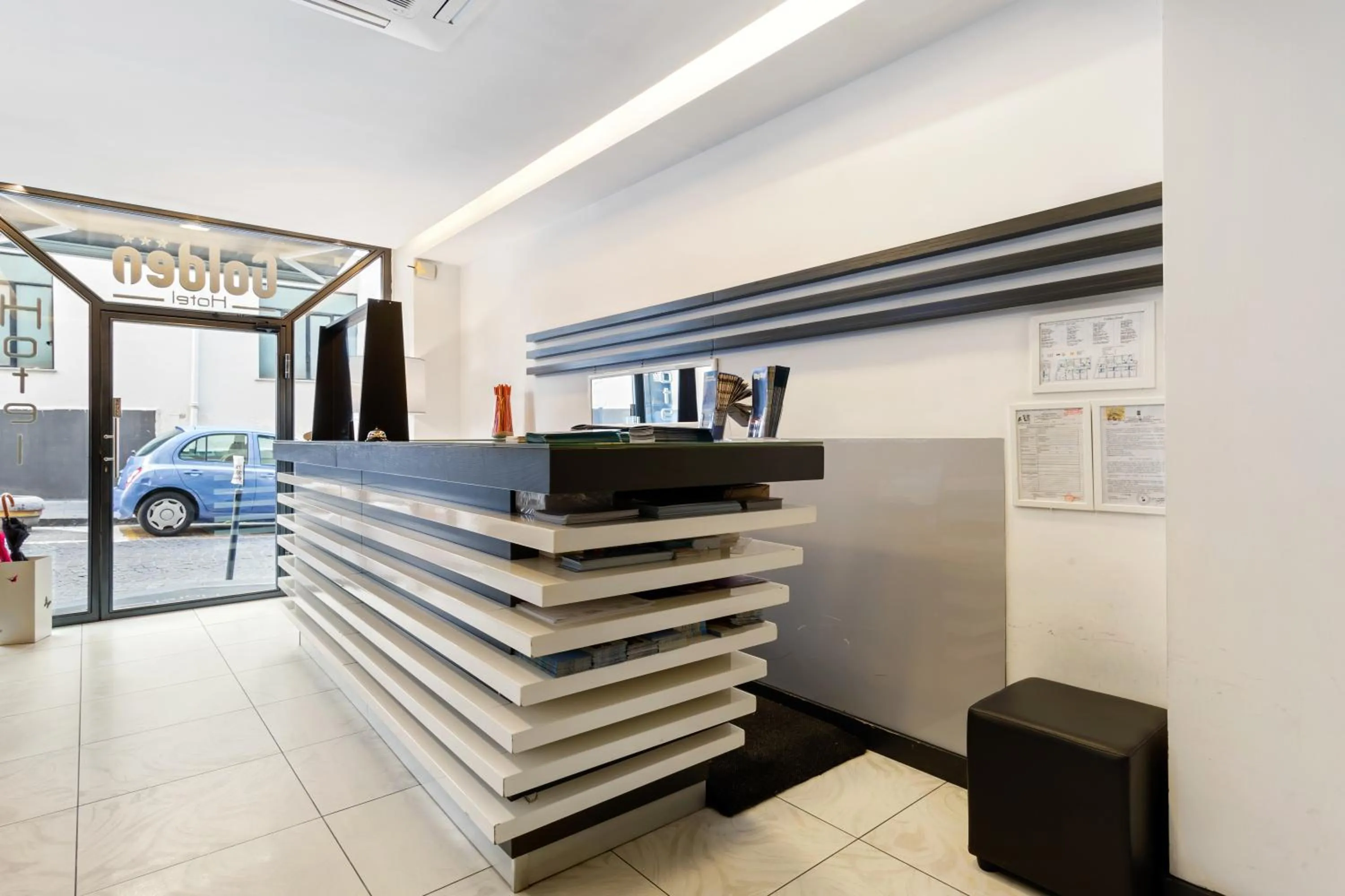 Lobby or reception in Golden Hotel