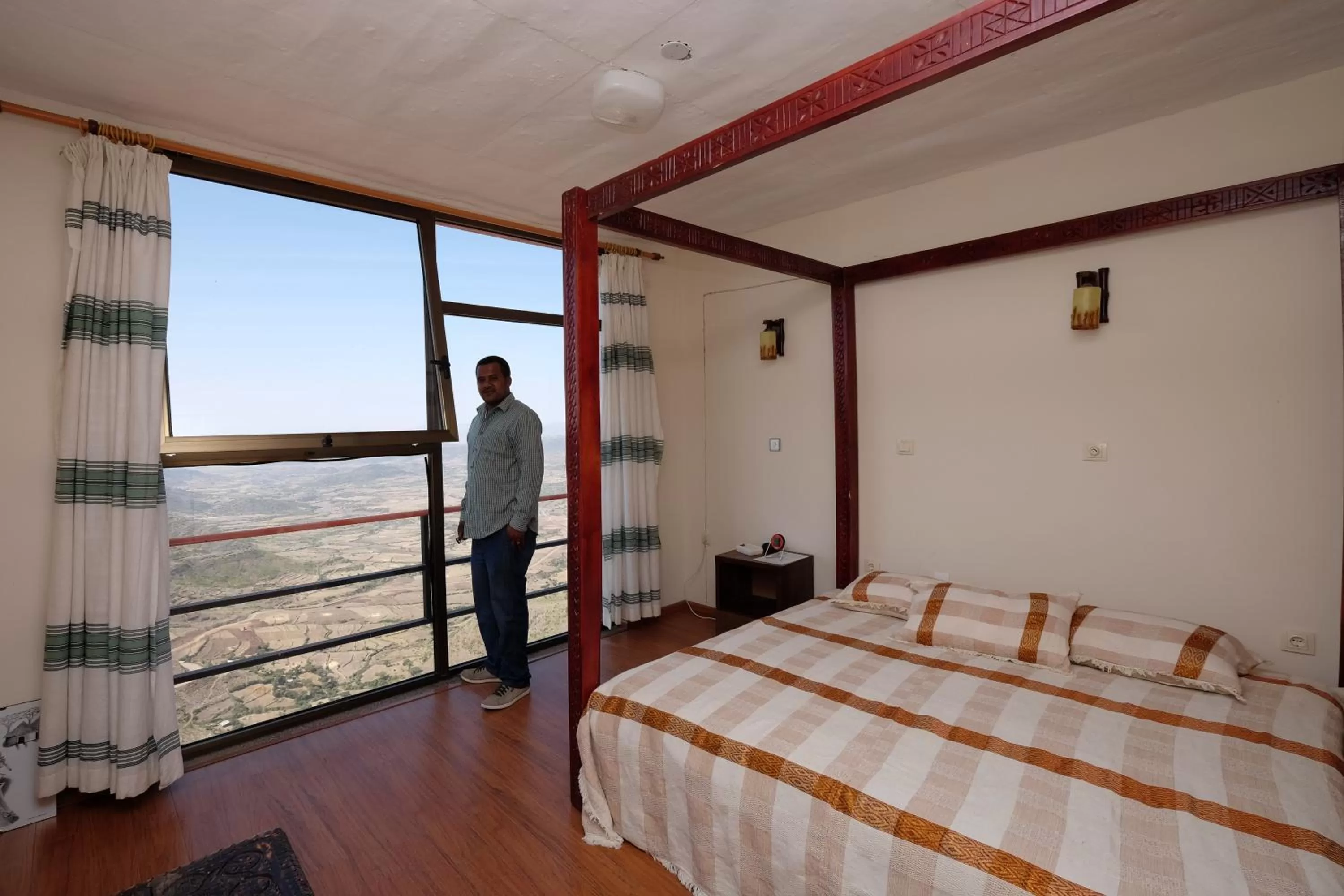 Bedroom, Bed in Panoramic View Hotel