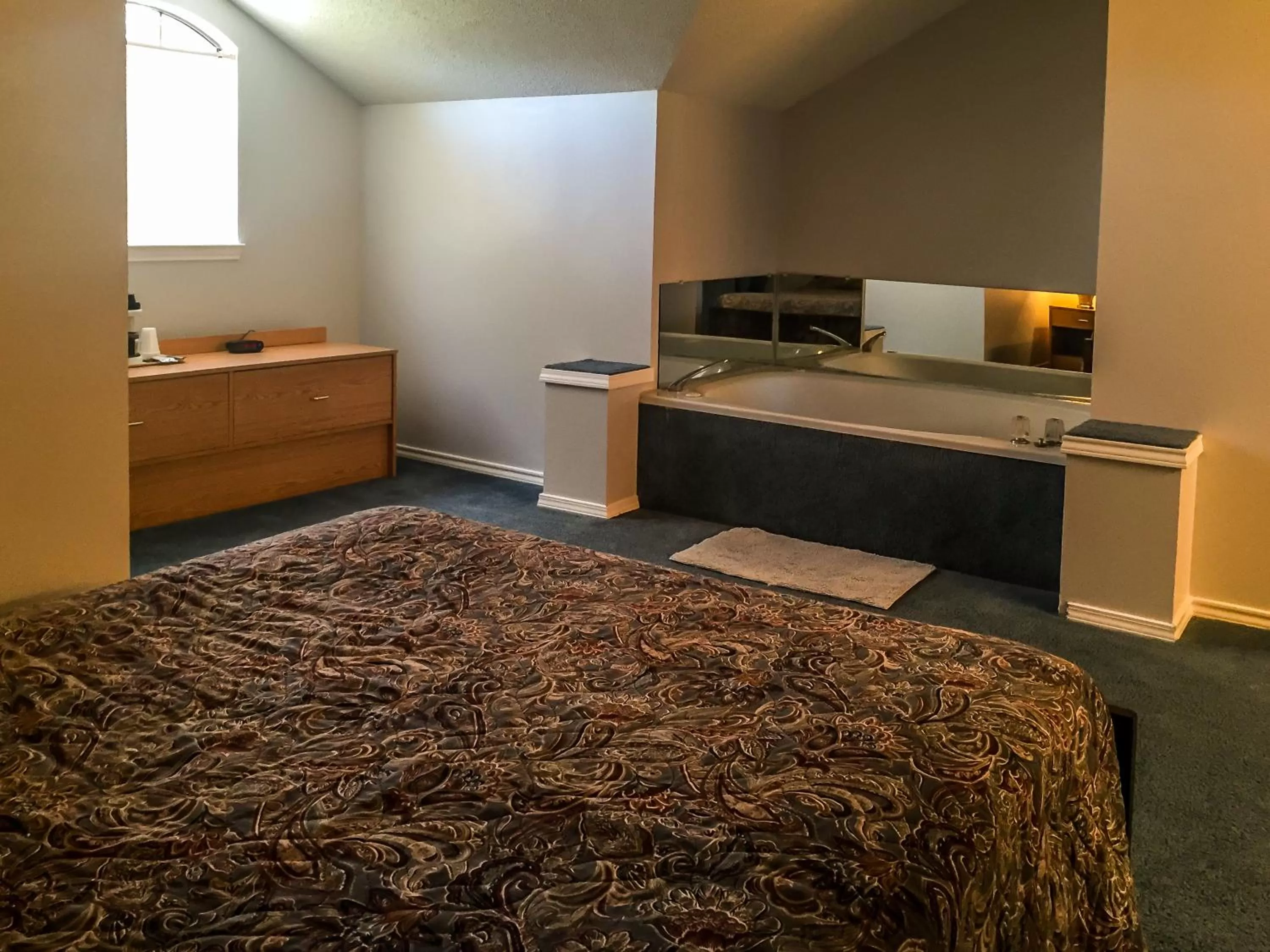 Bed in Bent Tree Motel