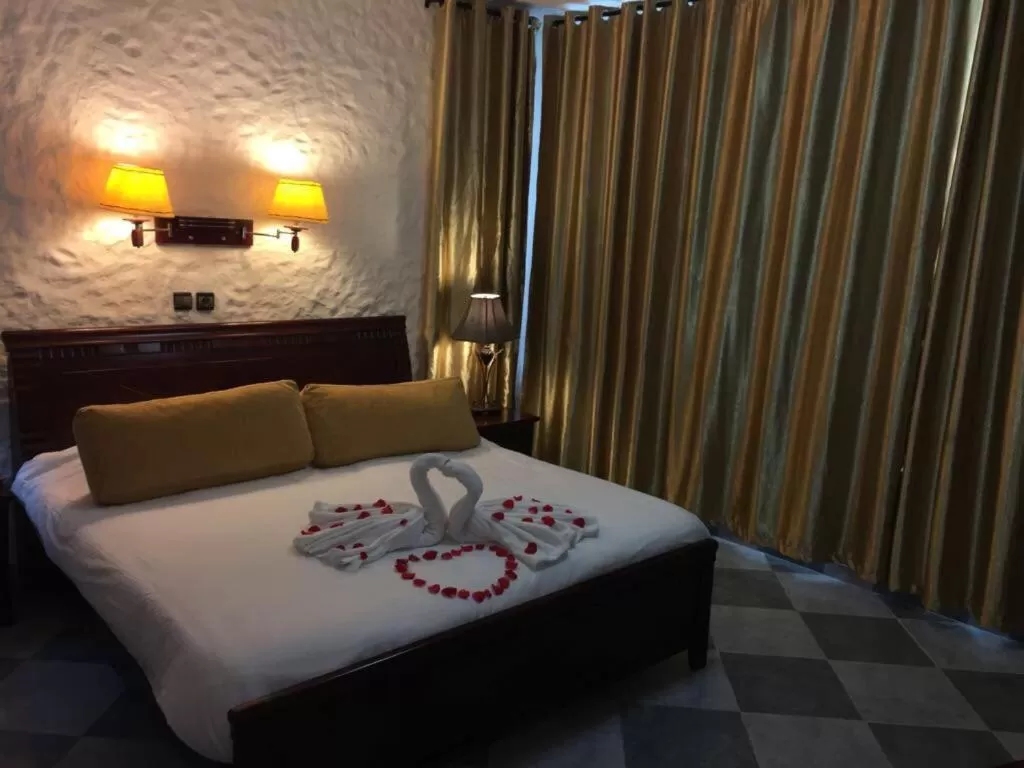 Bed in Hotel Hacienda