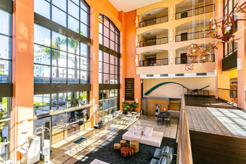 Lobby or reception in Jurerê Beach Village - Studio Vista Mar