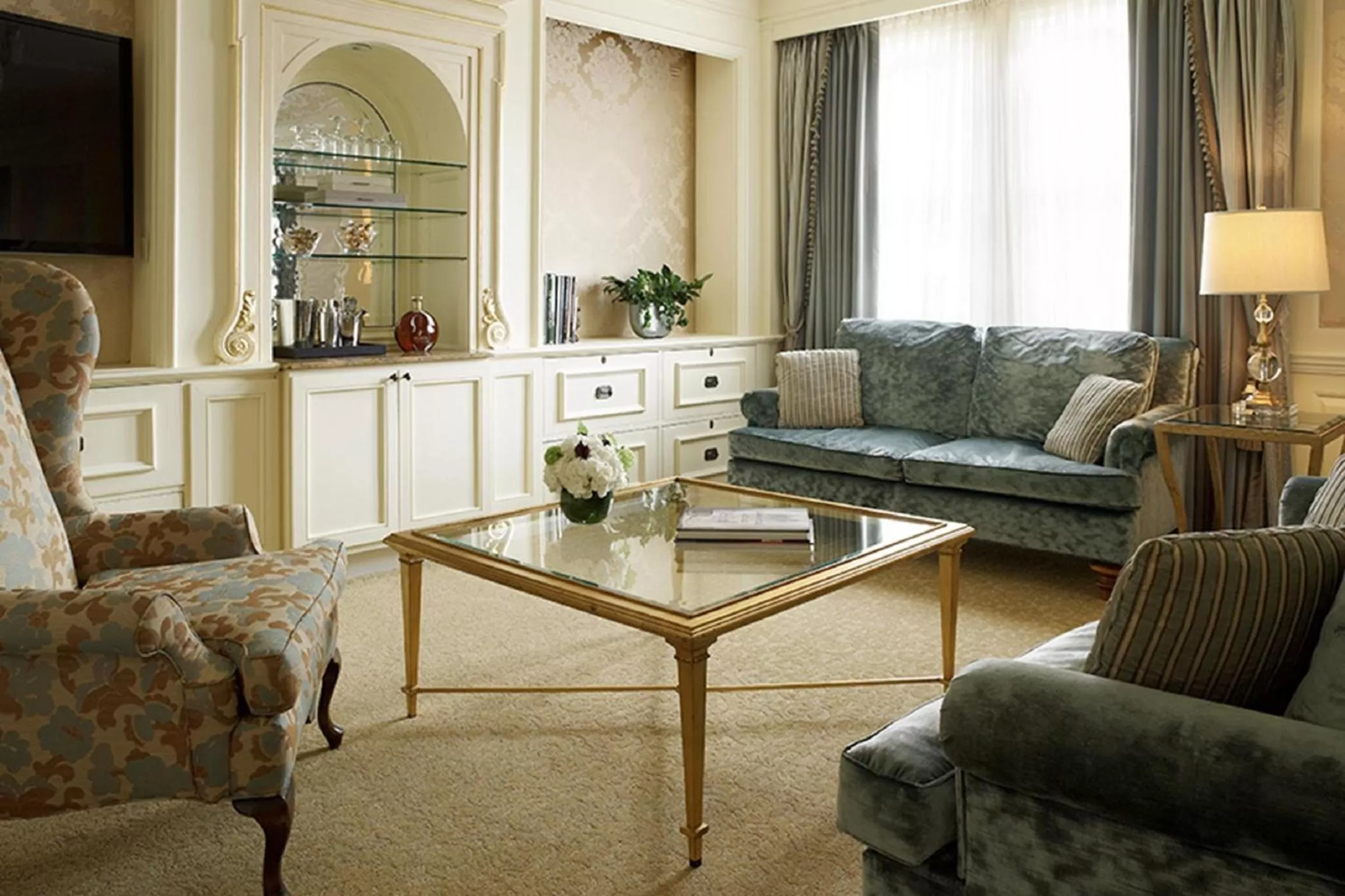 Living room in The Lenox