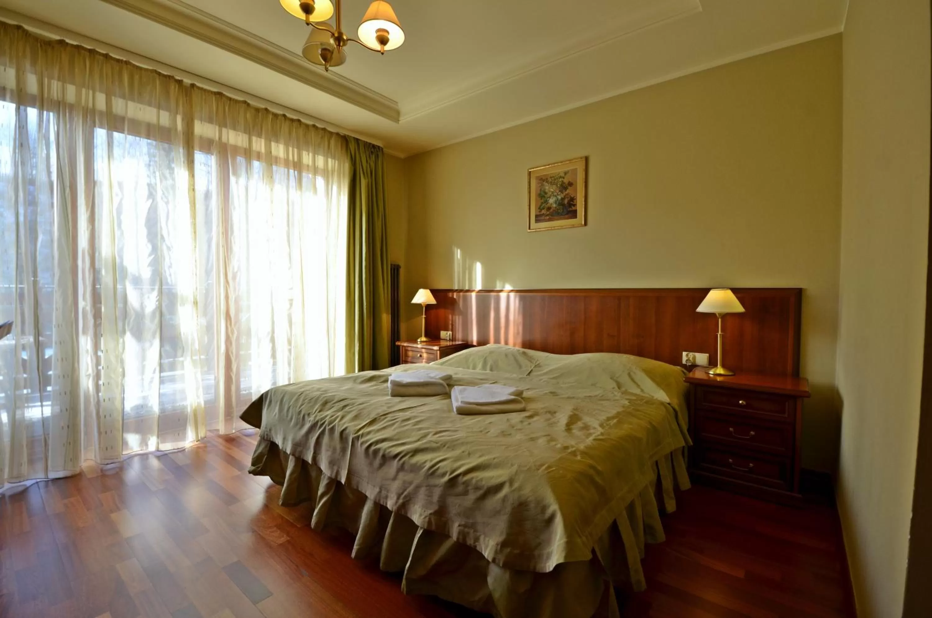 Bed in Pensjonat Nad Rzeką