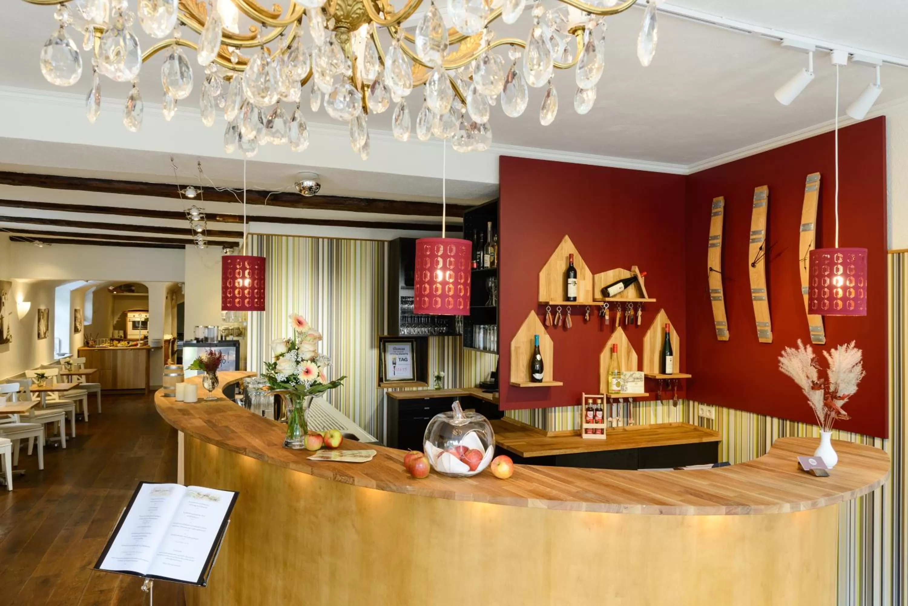 Lounge or bar in Hotel Wellness Goldenes Fass Meißen