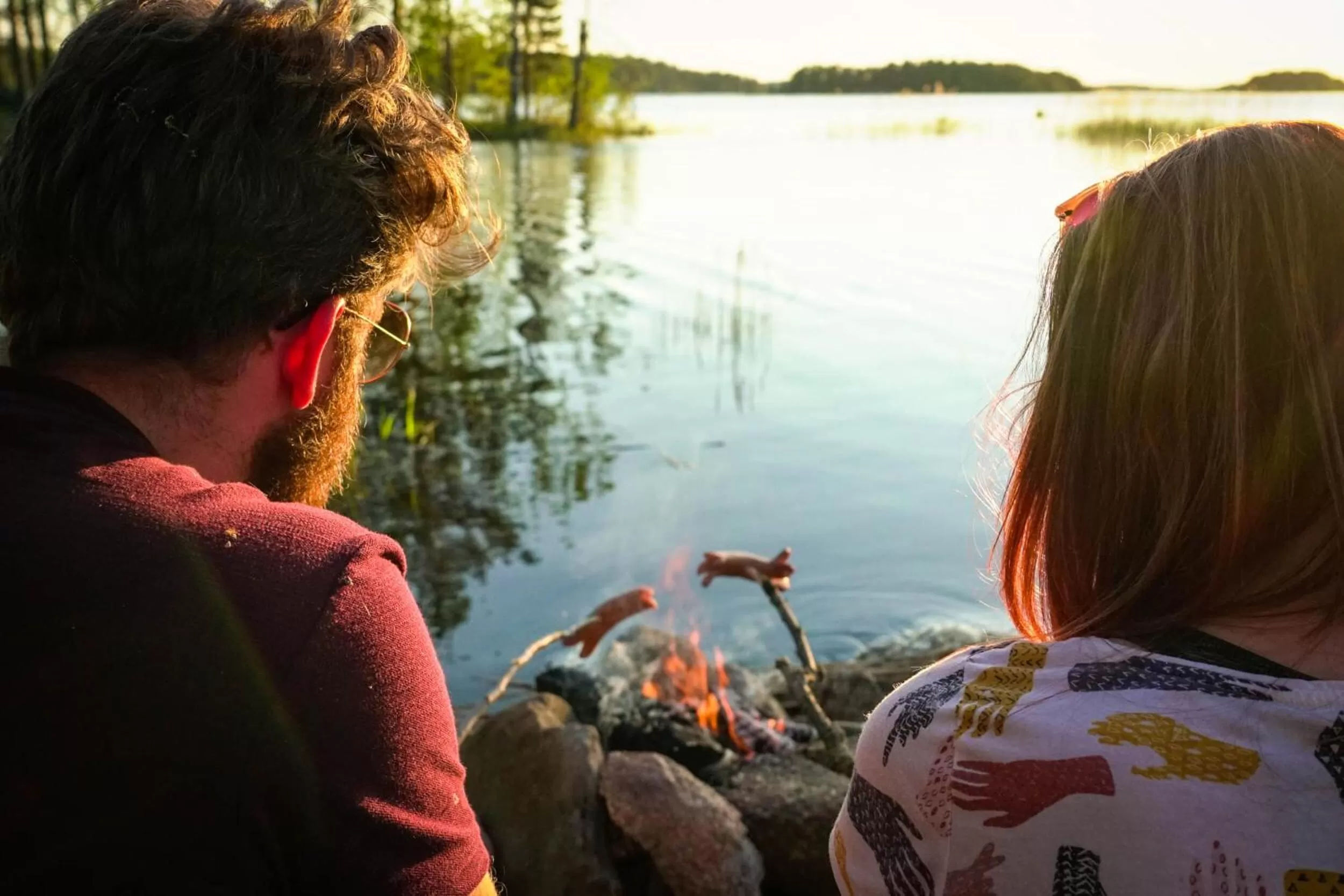 Natural landscape in Olo Center by Kolovesi National Park