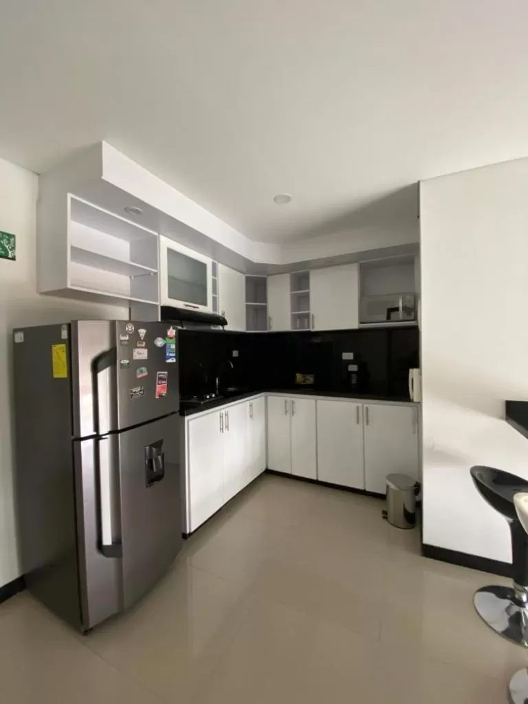 Kitchen or kitchenette in Hotel Campestre Villa Juliana