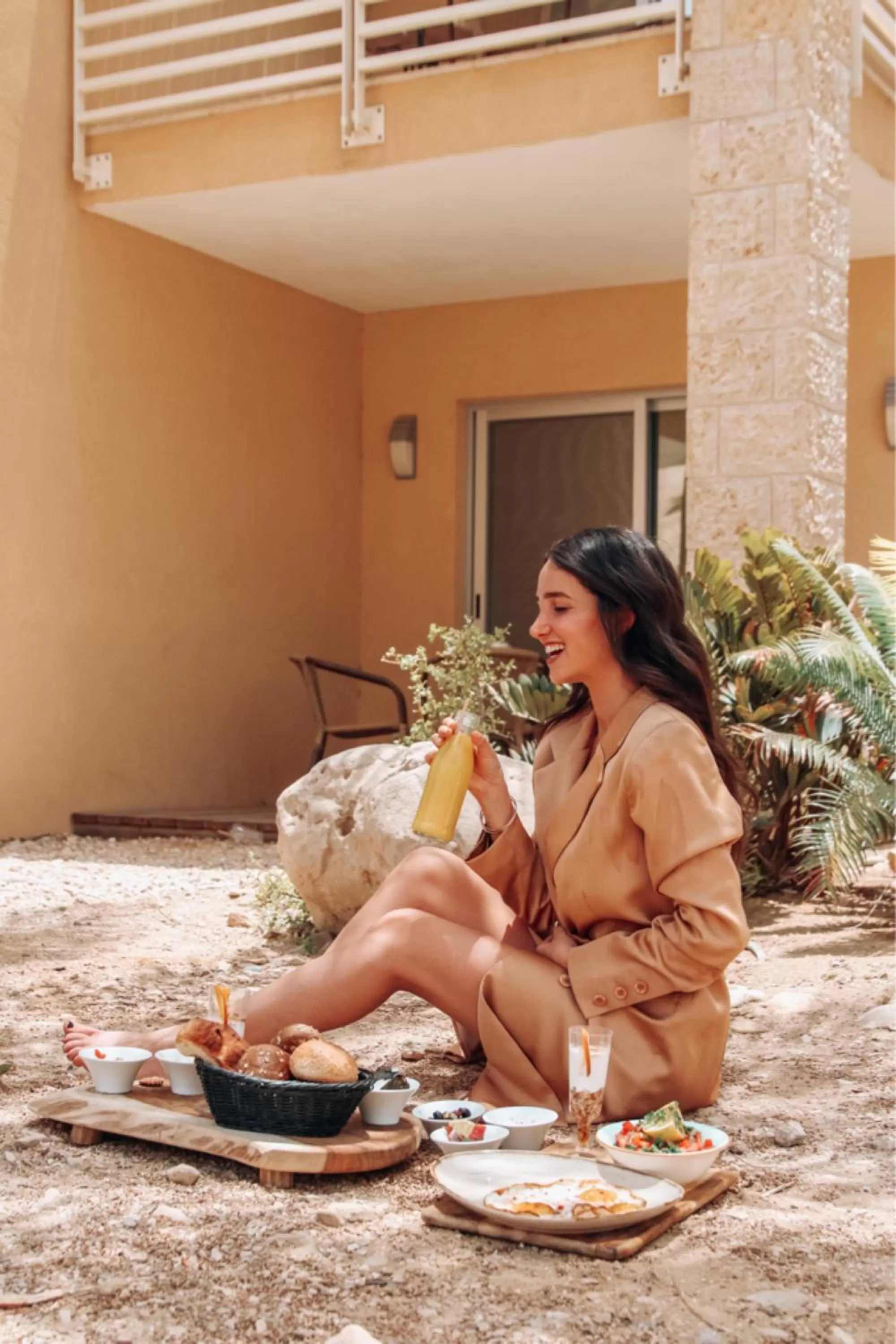 Guests in Ein Gedi Kibbutz Hotel