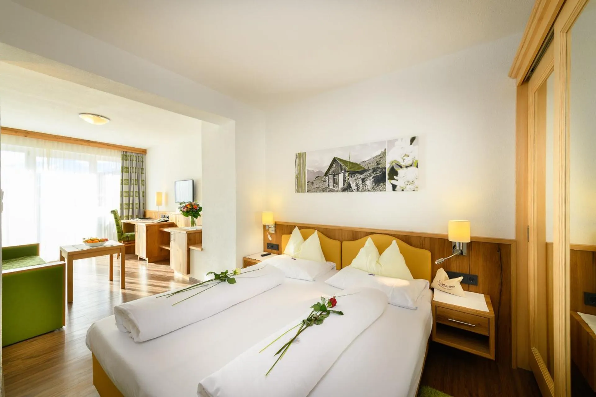 Decorative detail, Bed in Wellnesshotel Schönruh - Adults only