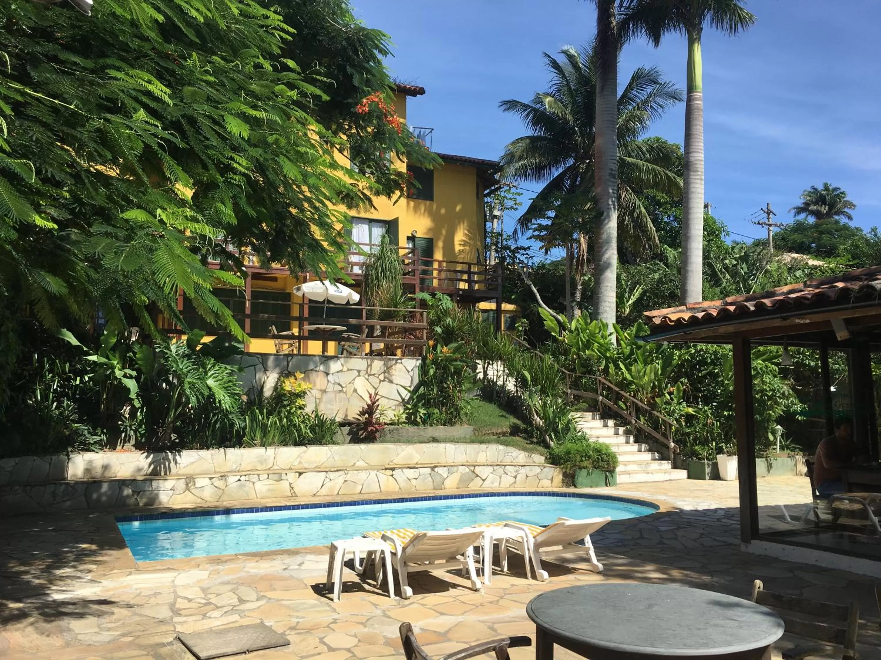 BBQ facilities in Pousada Saint Germain
