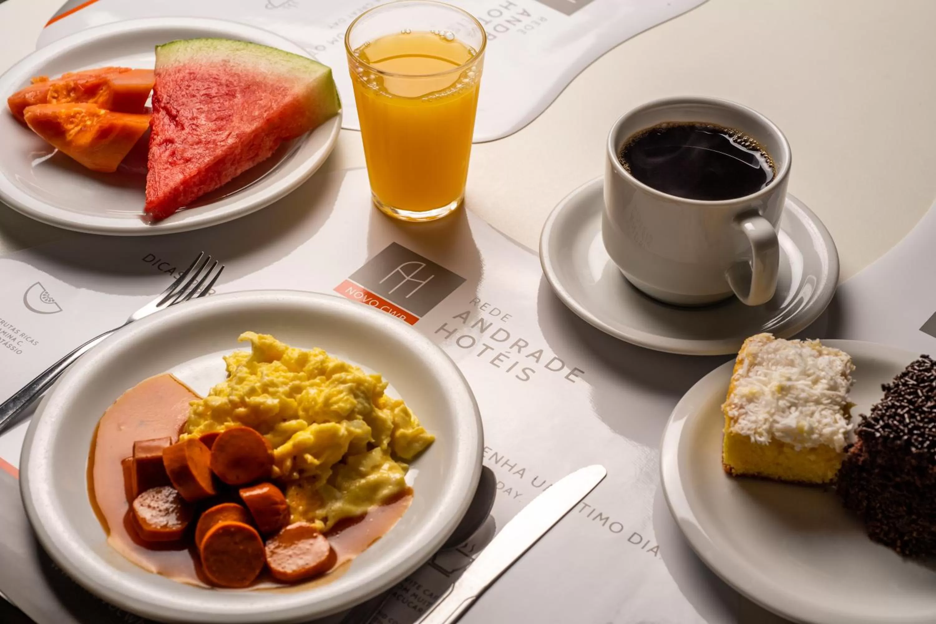 Food and drinks in Rede Andrade CWB