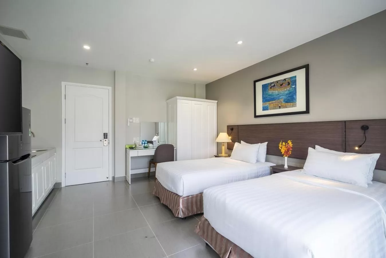 Bedroom, Bed in Park Hill Hotel - Phu My Hung