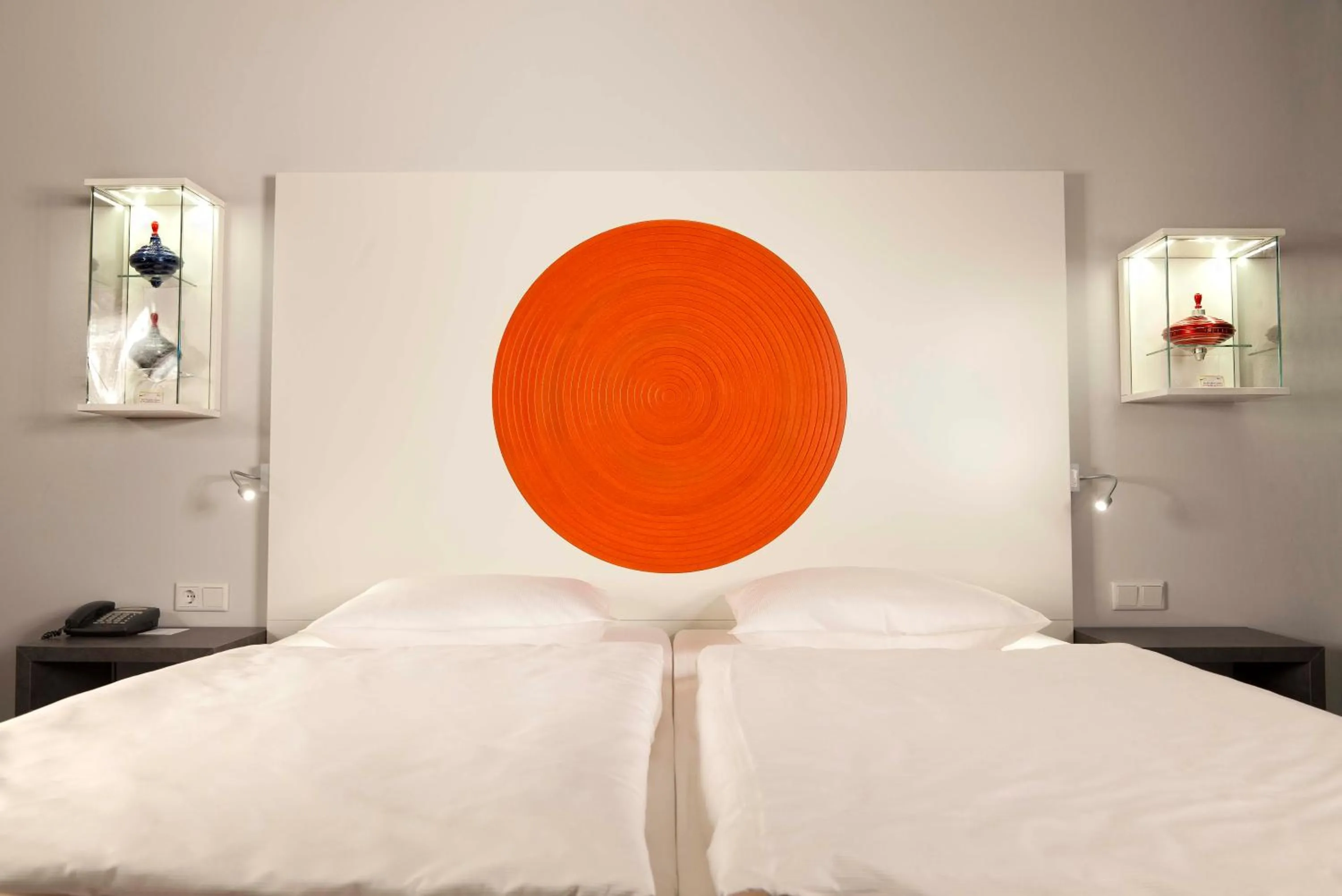 Bed in Ringhotel Reubel