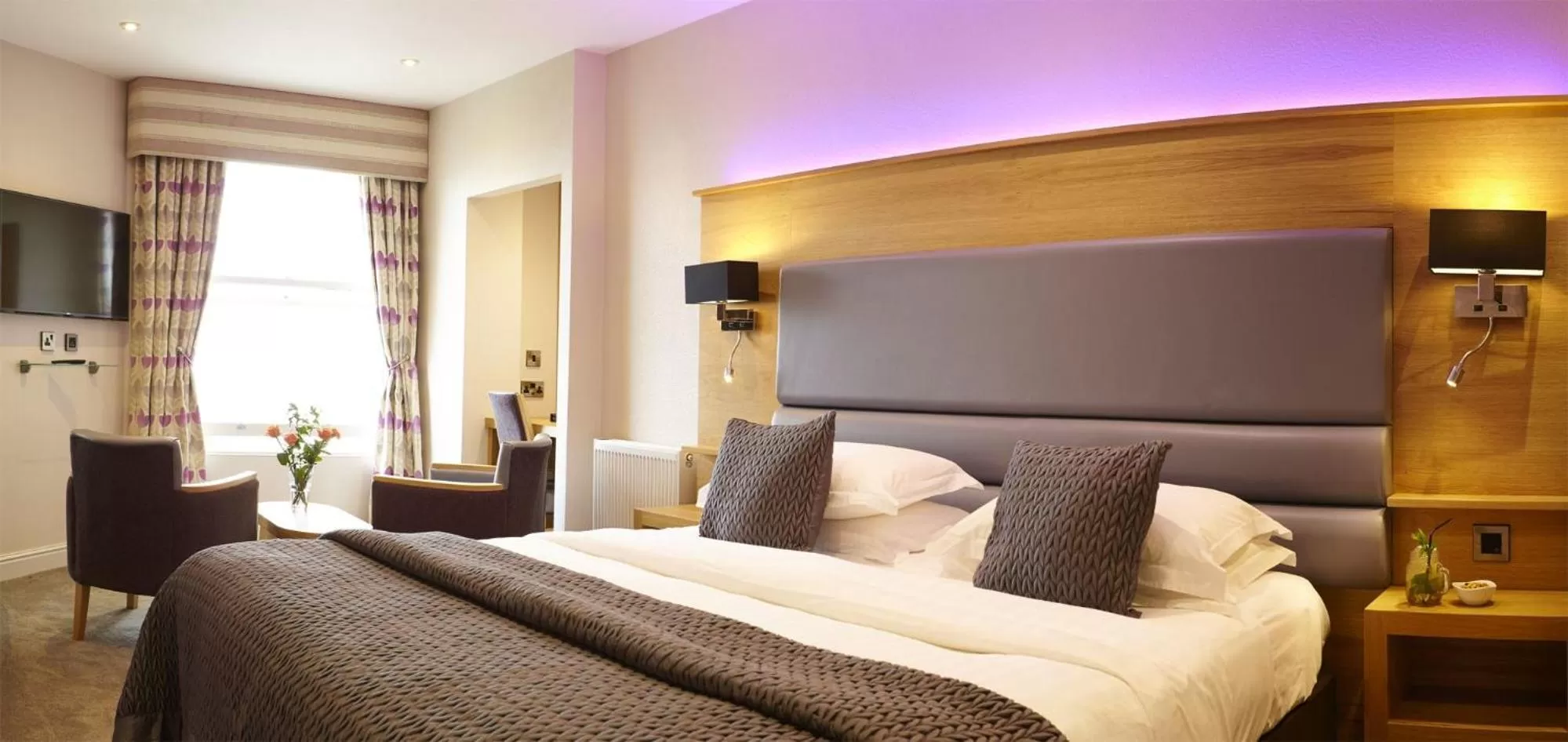 Bed in Crown Spa Hotel Scarborough by Compass Hospitality