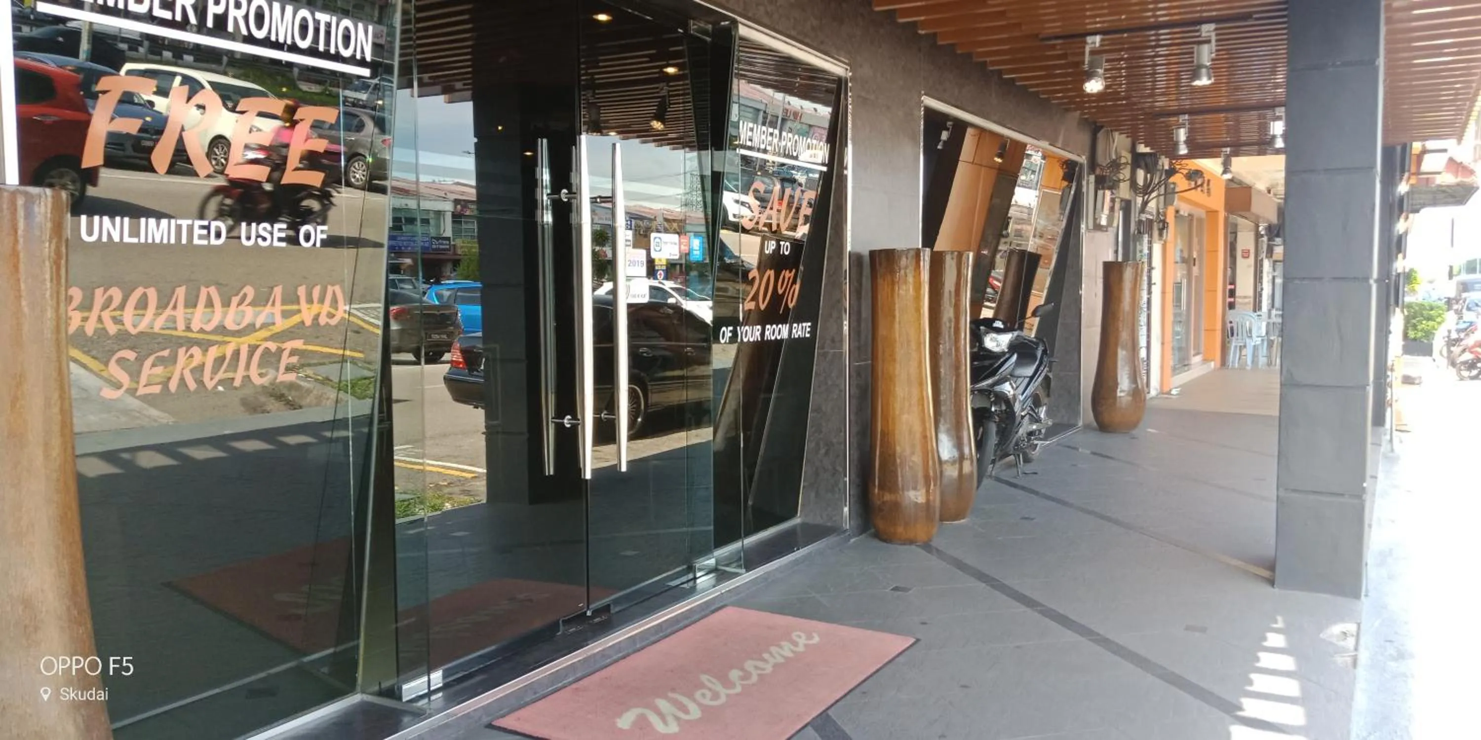 Facade/entrance in T Hotel Johor Bahru