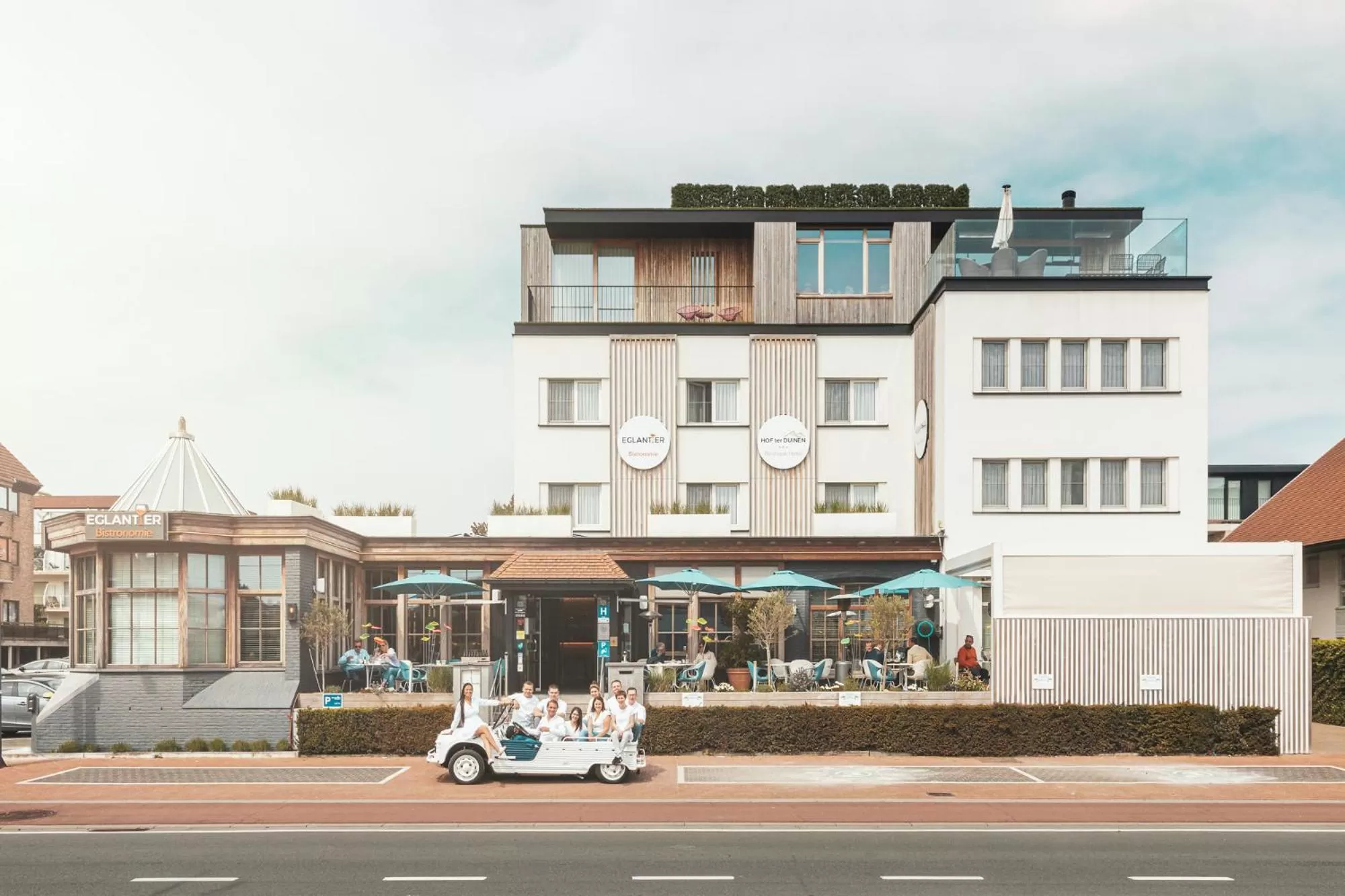 Property Building in Boutique Hotel 'Hof ter Duinen'