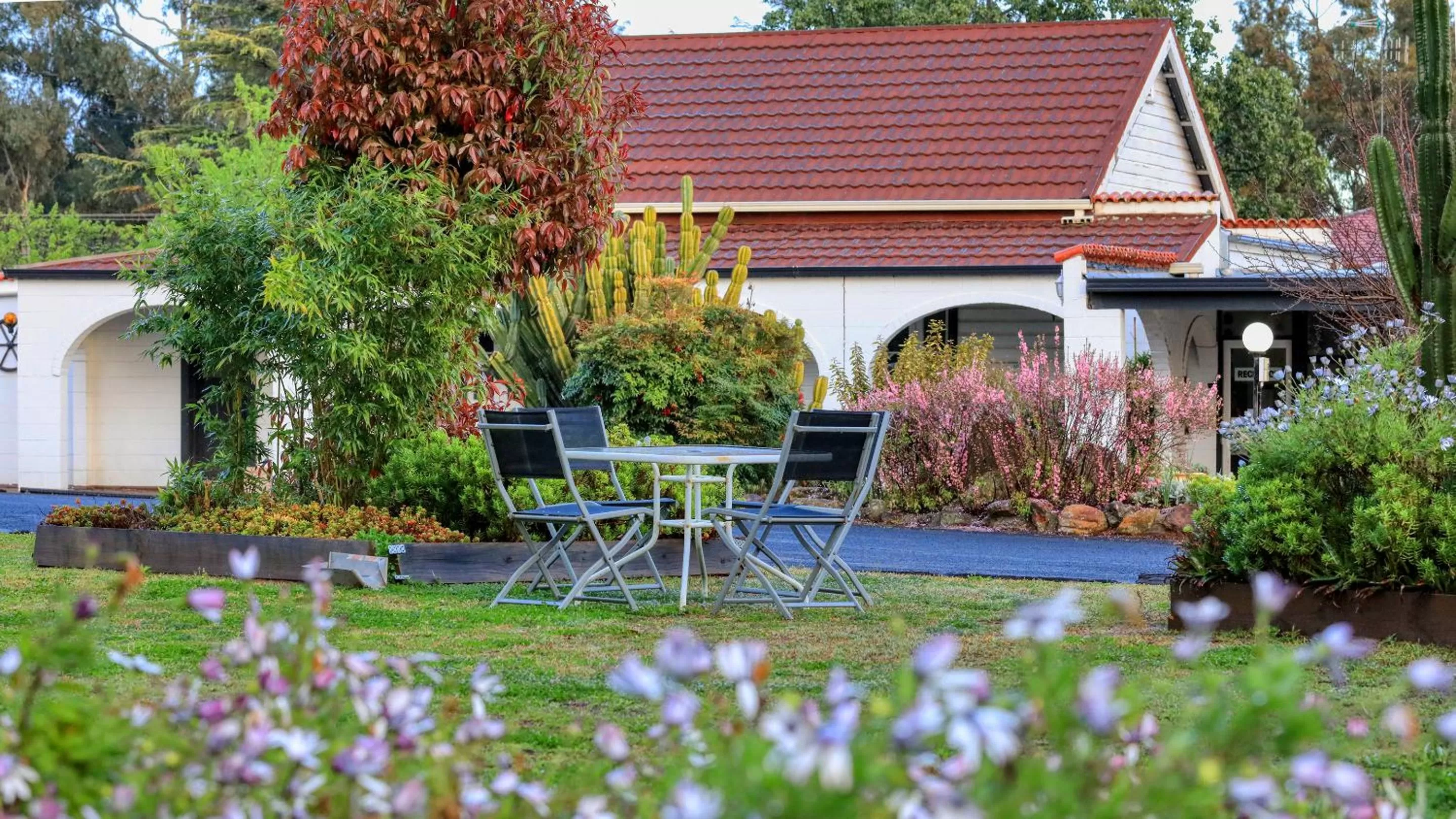 Garden in Azalea Motel