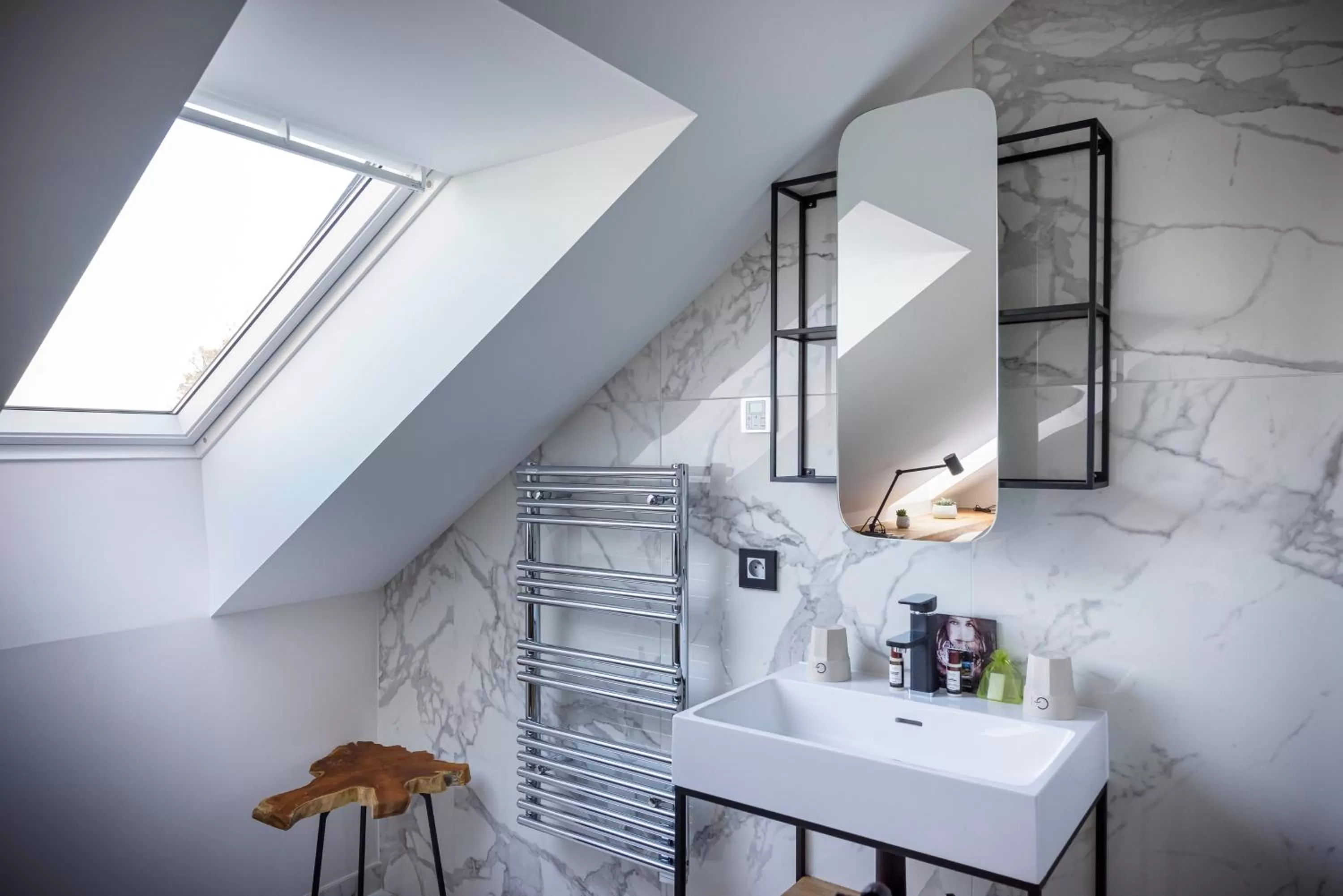 Bathroom in Hôtel La Garenne