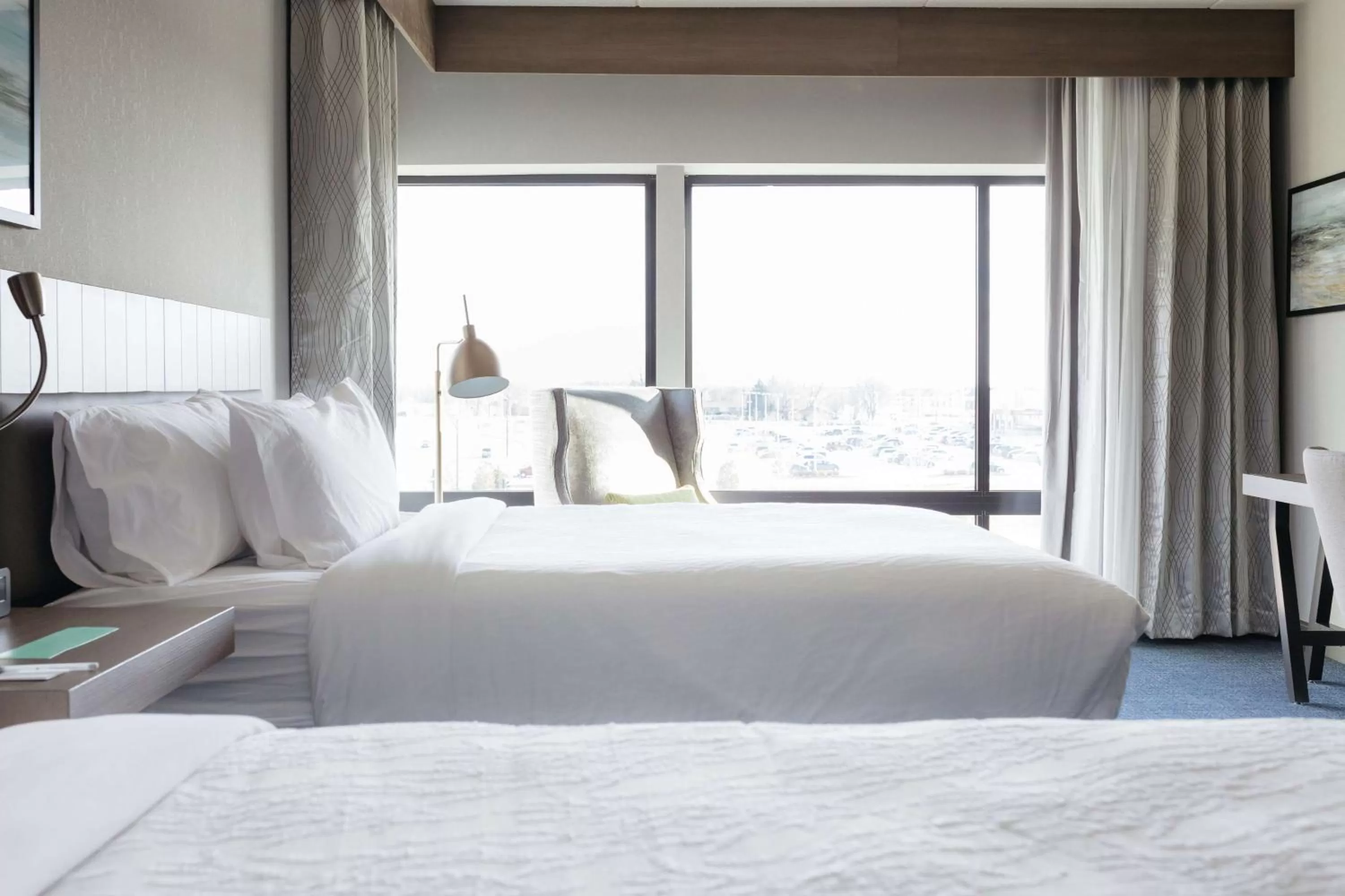 Bed in Hilton Garden Inn Madison Sun Prairie