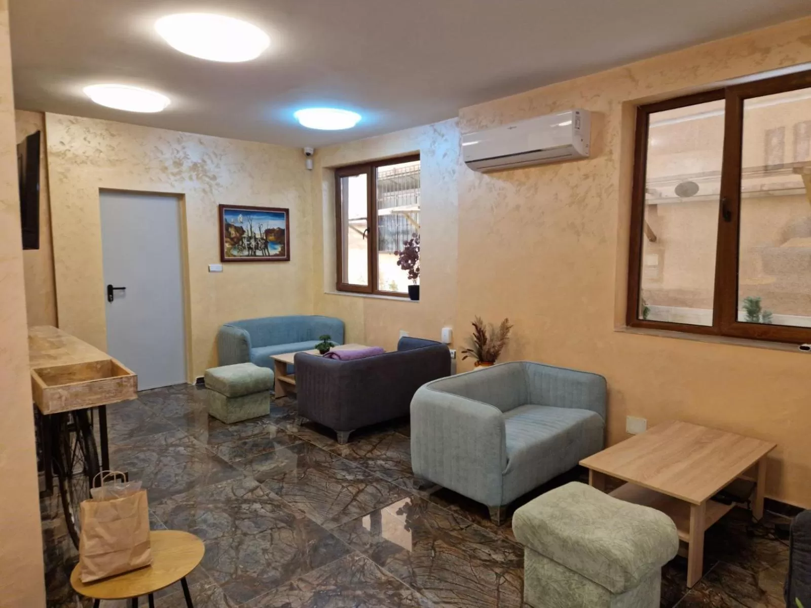 Lobby or reception in Hotel Leda