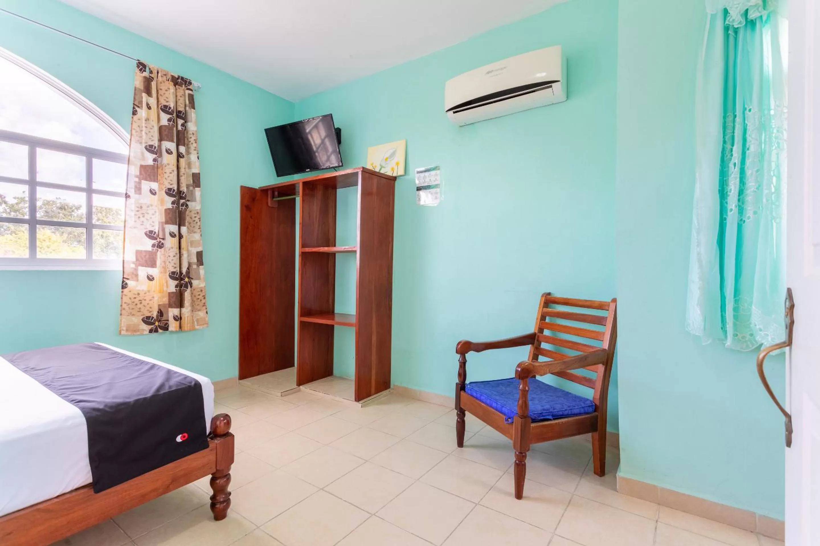 Bedroom, Bed in Hotel Hacienda Bacalar