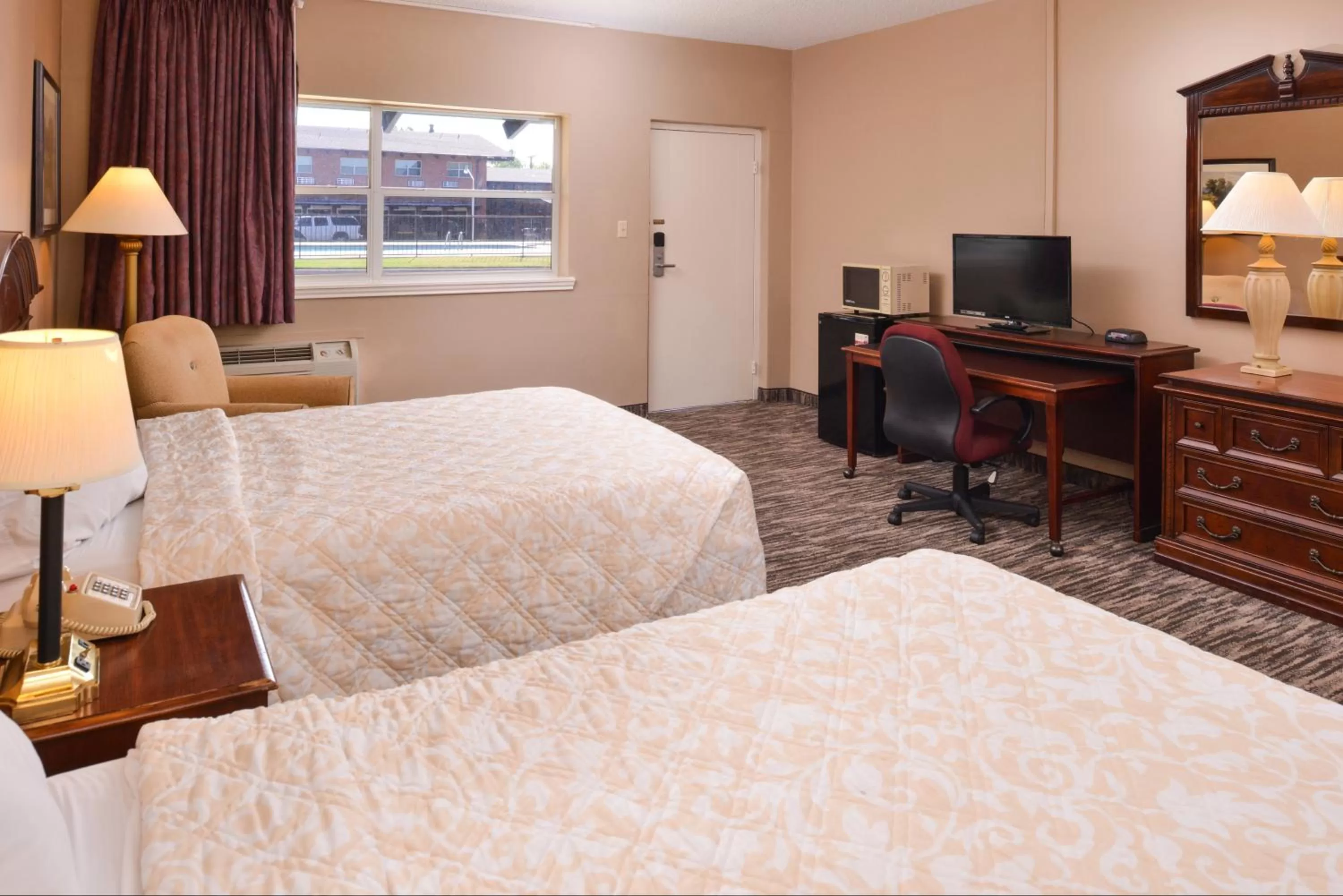 Bed in Ranch House Motel