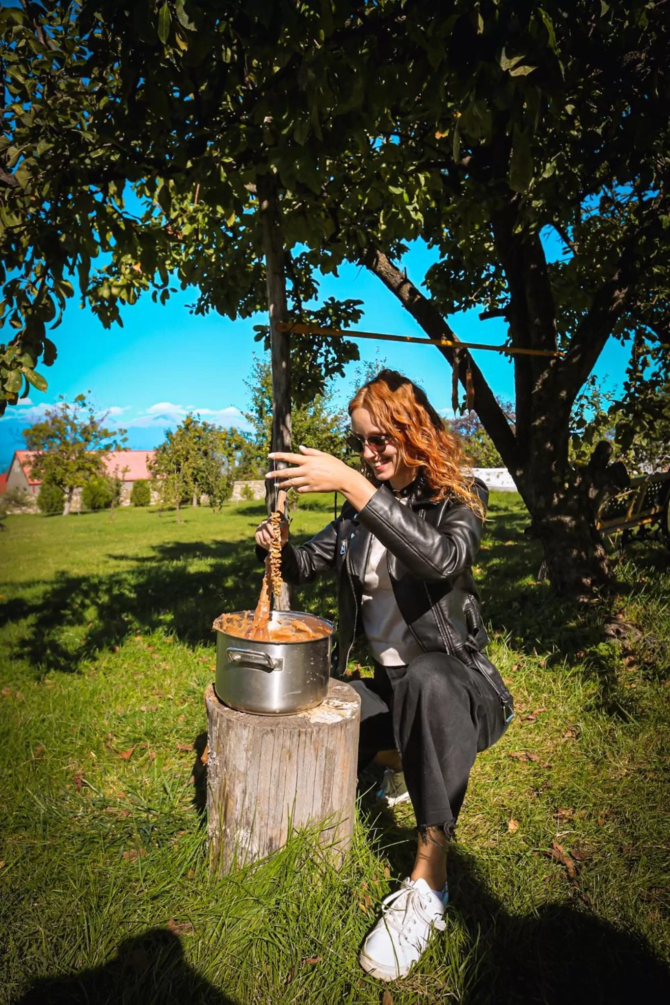 fireplace in Schuchmann Wines Château,Villas & SPA