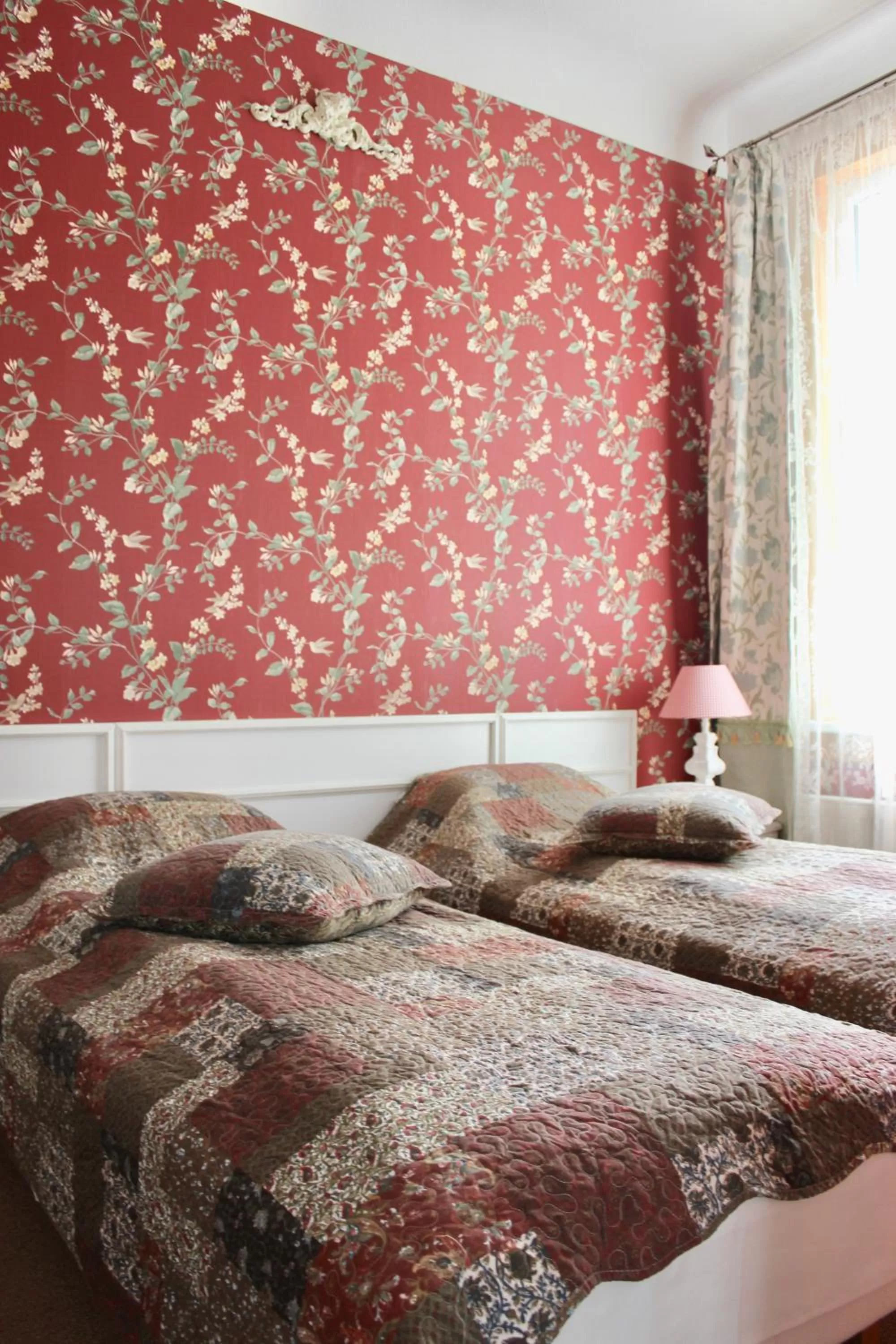 Bedroom, Bed in City Center Kaķis B&B