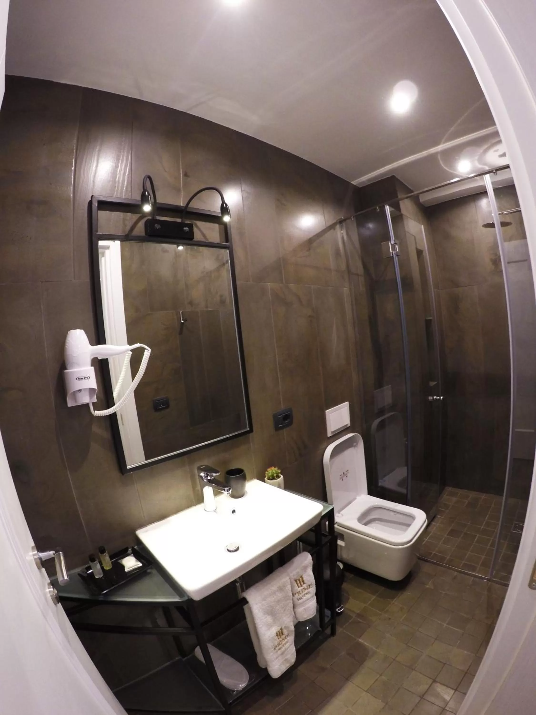 Shower in Prime Hotel