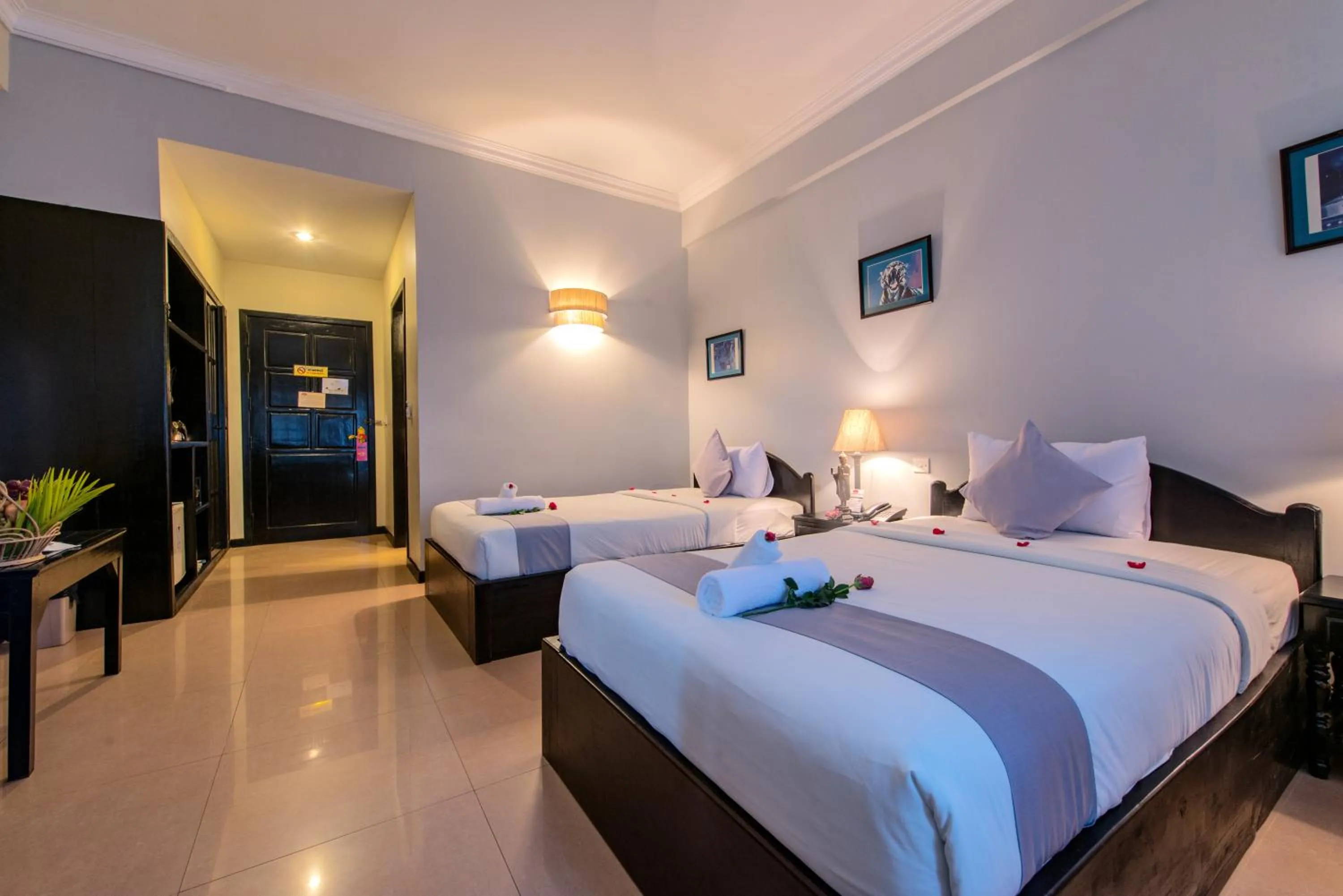Photo of the whole room, Bed in Angkor Panoramic Boutique Hotel